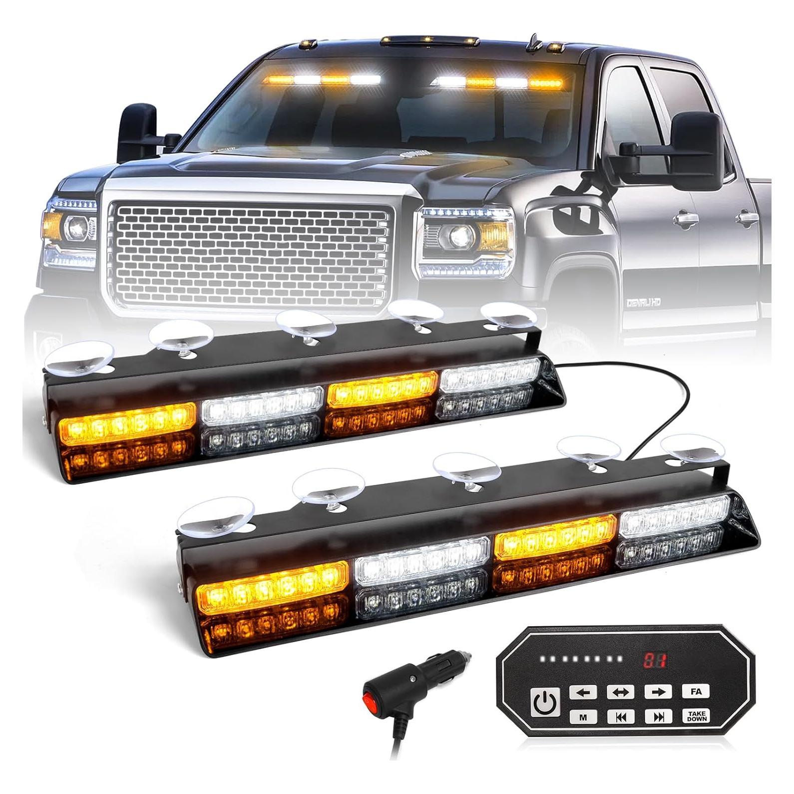 Luces Estroboscópicas de Emergencia HLauto 604N 48 LED 42.7 cm