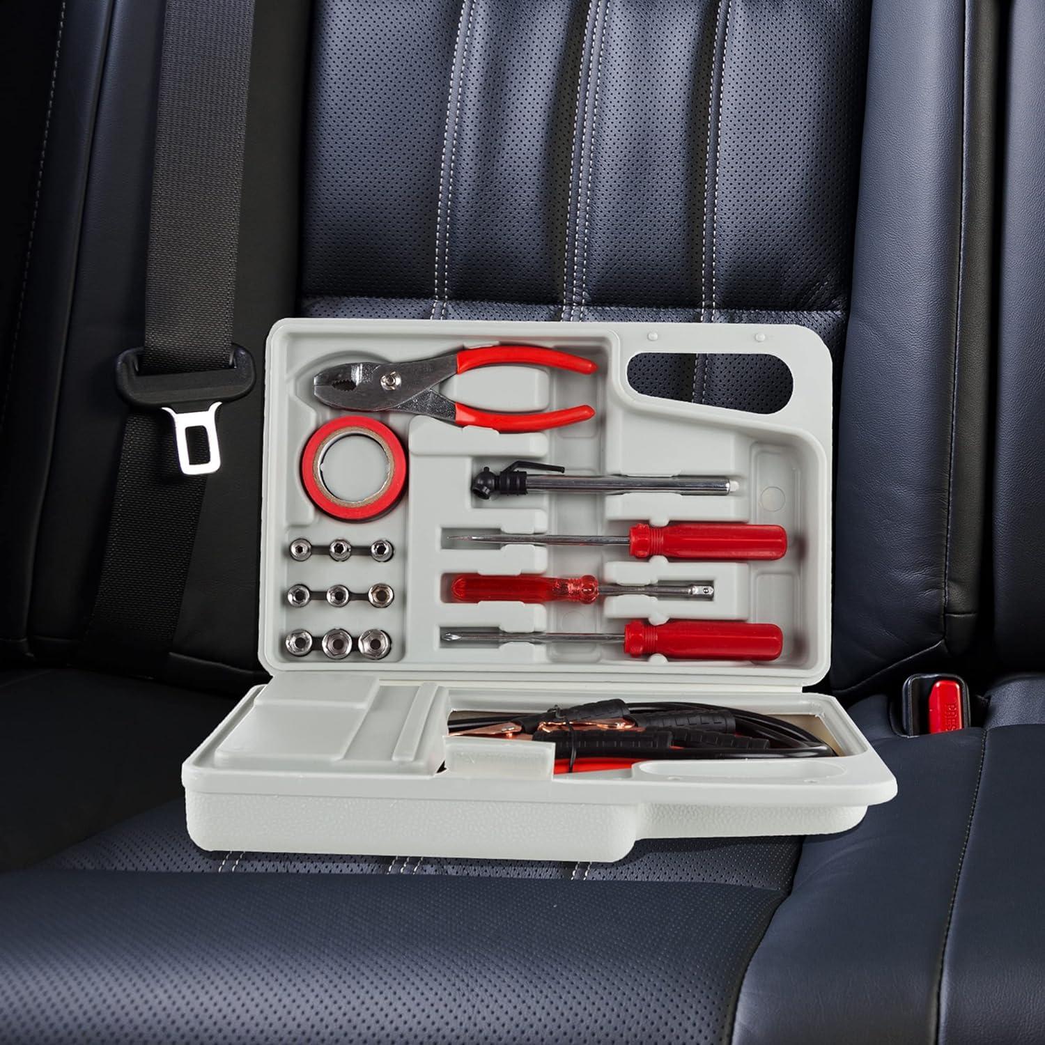 Kit de Emergencia en Carretera Stalwart 30 Piezas con Estuche