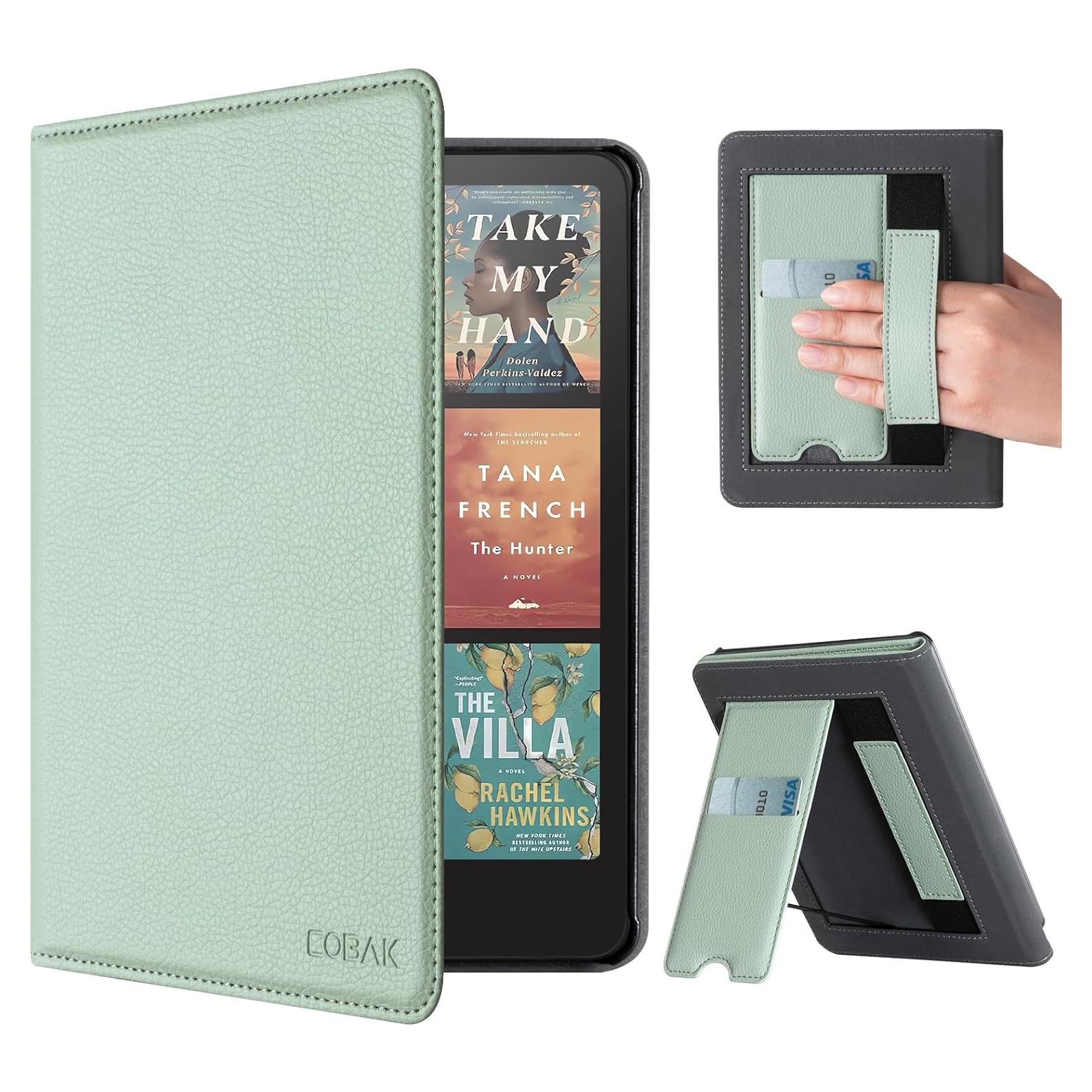 Funda CoBak para Kindle Paperwhite 2024 - Verde Salvia