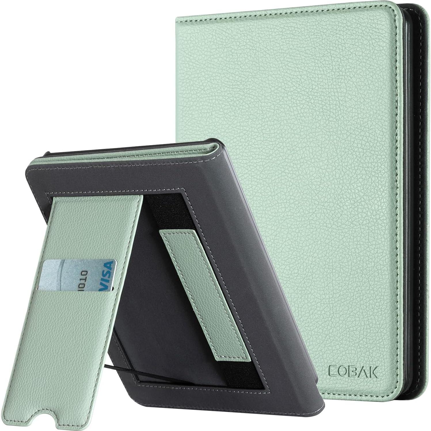 Funda CoBak para Kindle Paperwhite 2024 - Verde Salvia