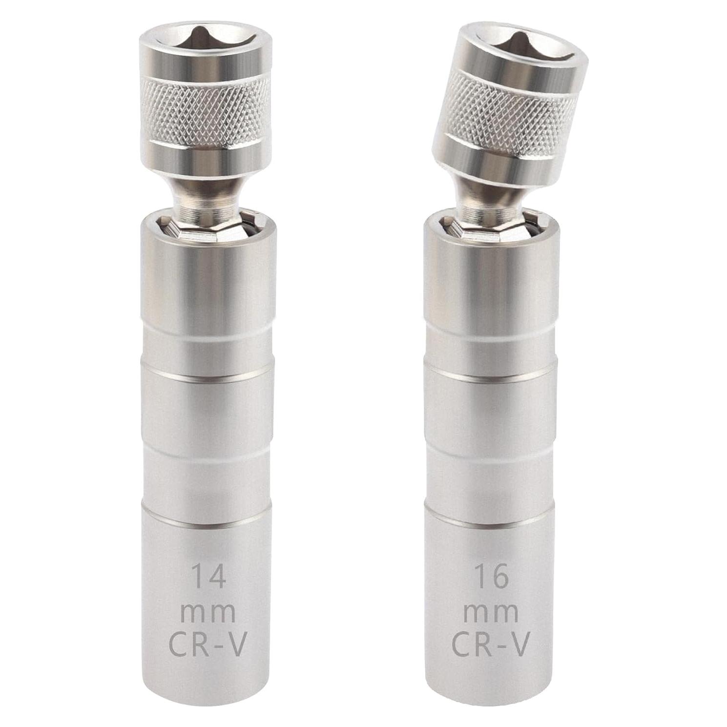 Juego de Llaves de Bujías Salior 14mm y 16mm Magnéticas