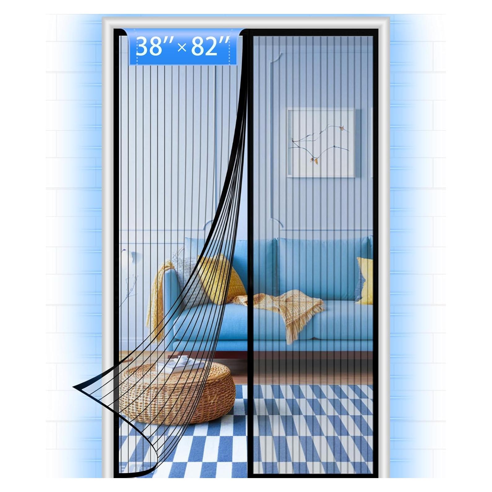 Malla Mosquitera Magnética YGS-Tech 96x208 cm Doble