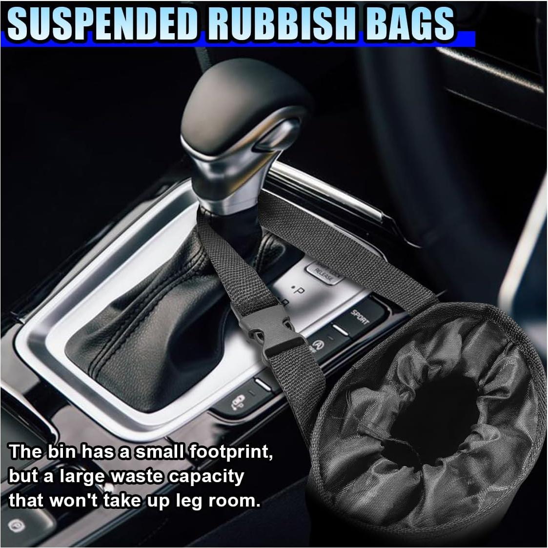 Bolsa de Basura para Auto DUSCOKE 3PCS Desmontable 42x19cm