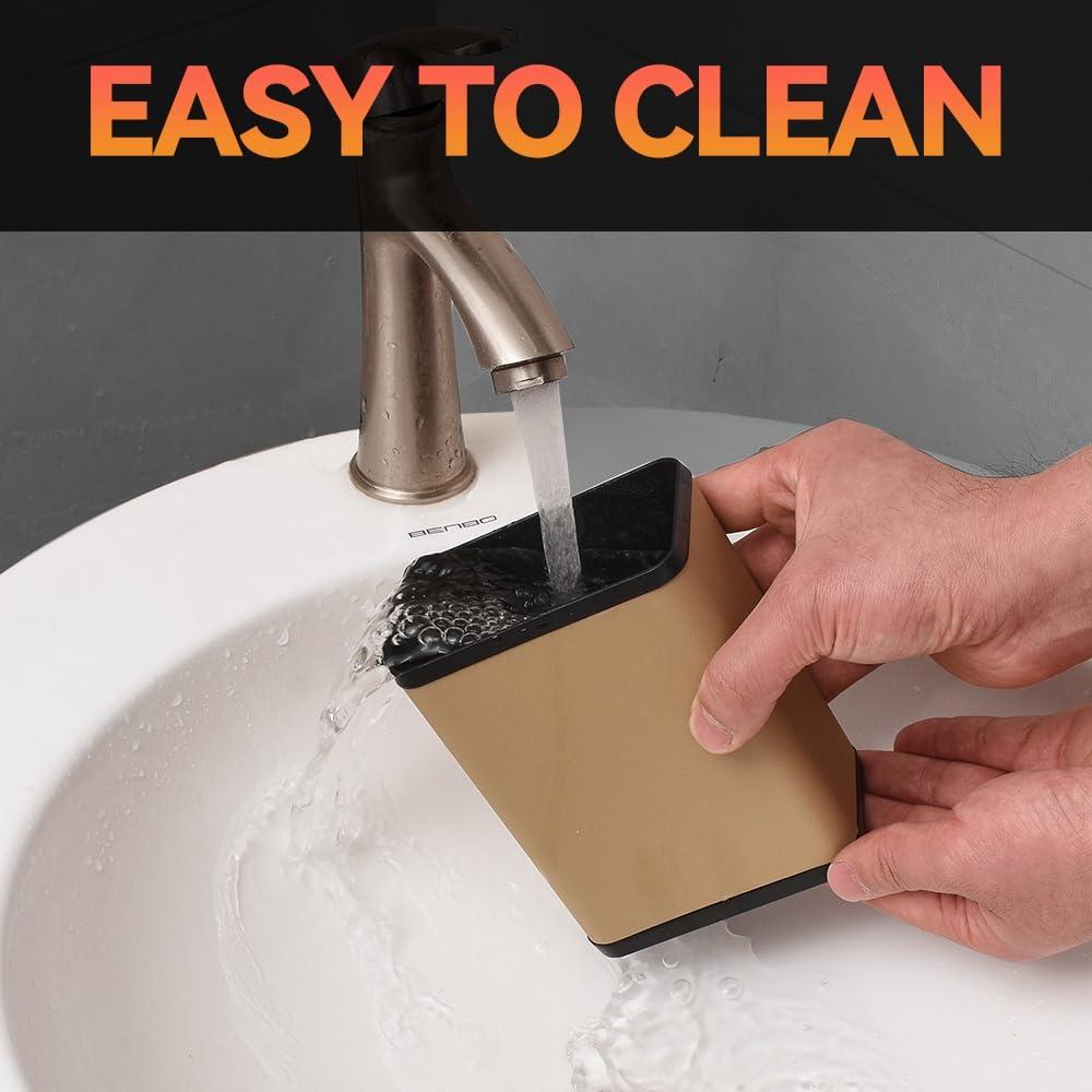 Mini Basurero de Coche AuMoHall Beige 10x6x14cm Multifuncional