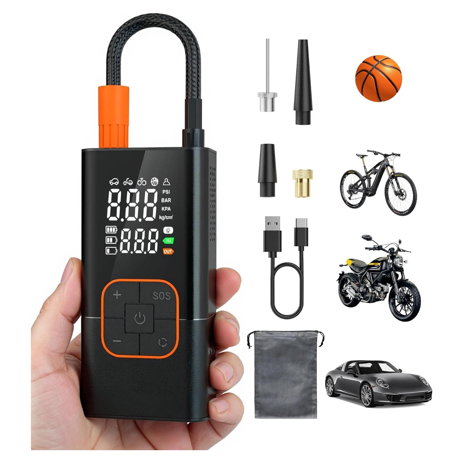 Compresor de Aire Portátil Lamfurart 5650, 150 PSI, Inalámbrico