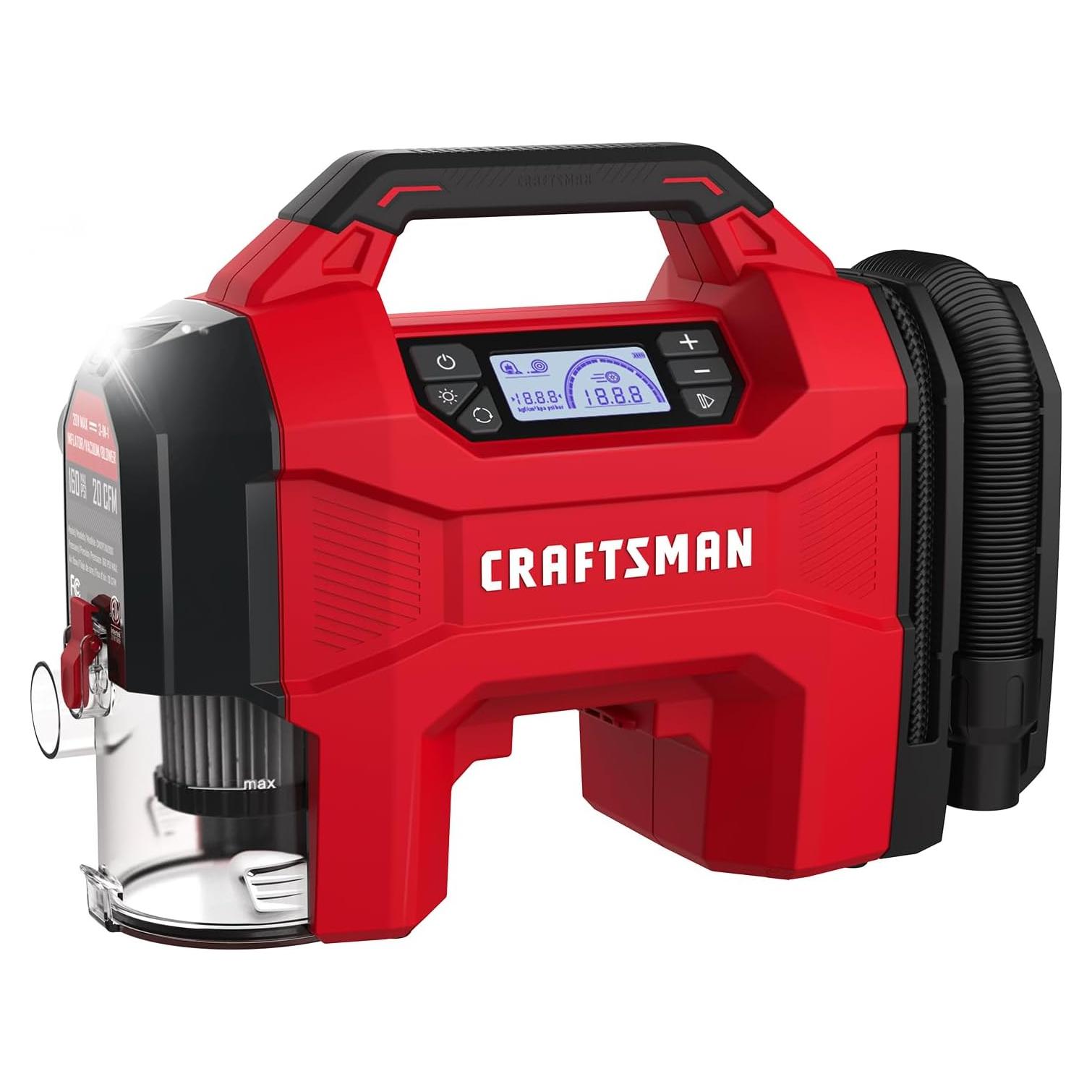 Compresor de Aire Portátil Craftsman V20 3-en-1 160PSI