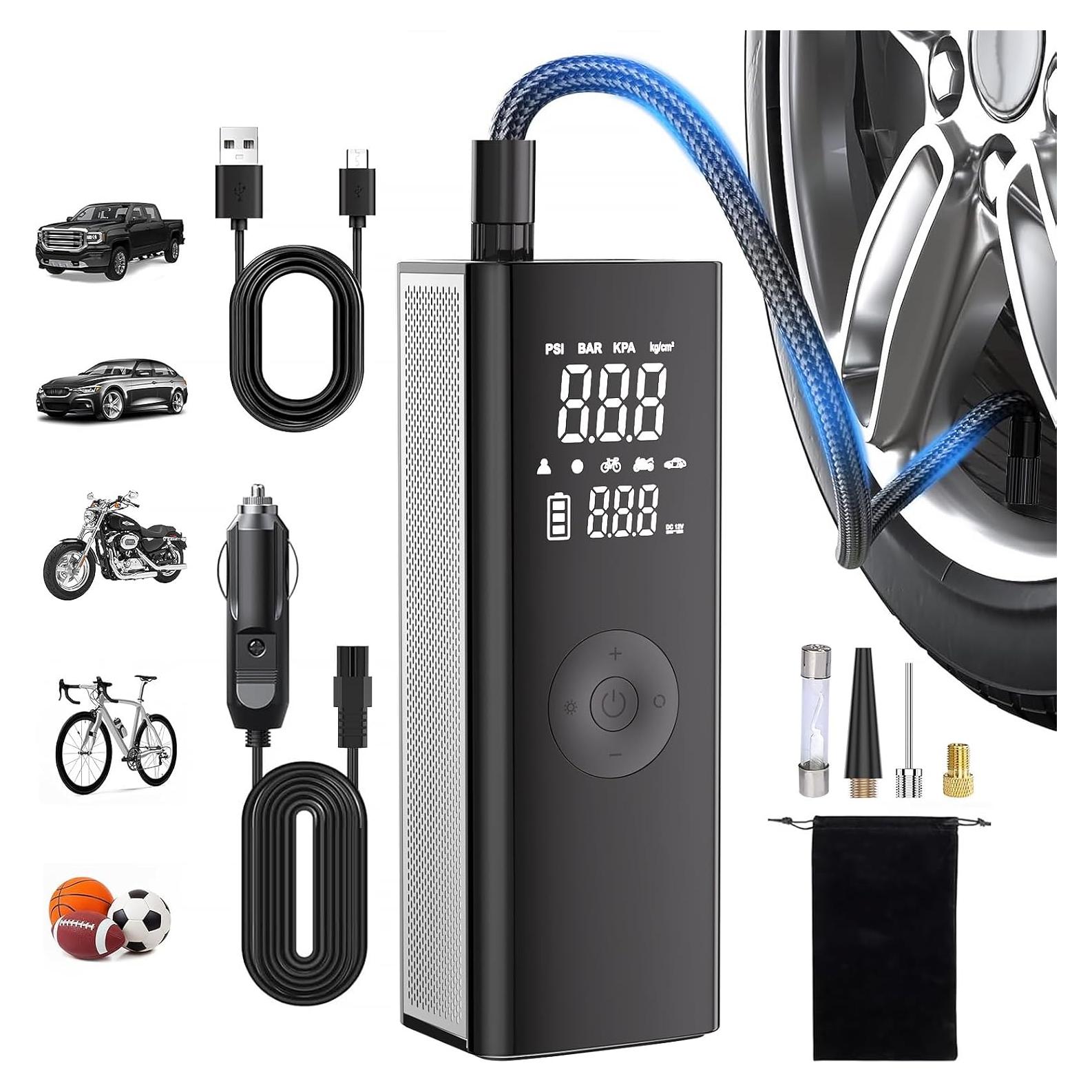 Compresor de Aire Portátil FLYKID T2250 150 PSI Batería 20000mAh