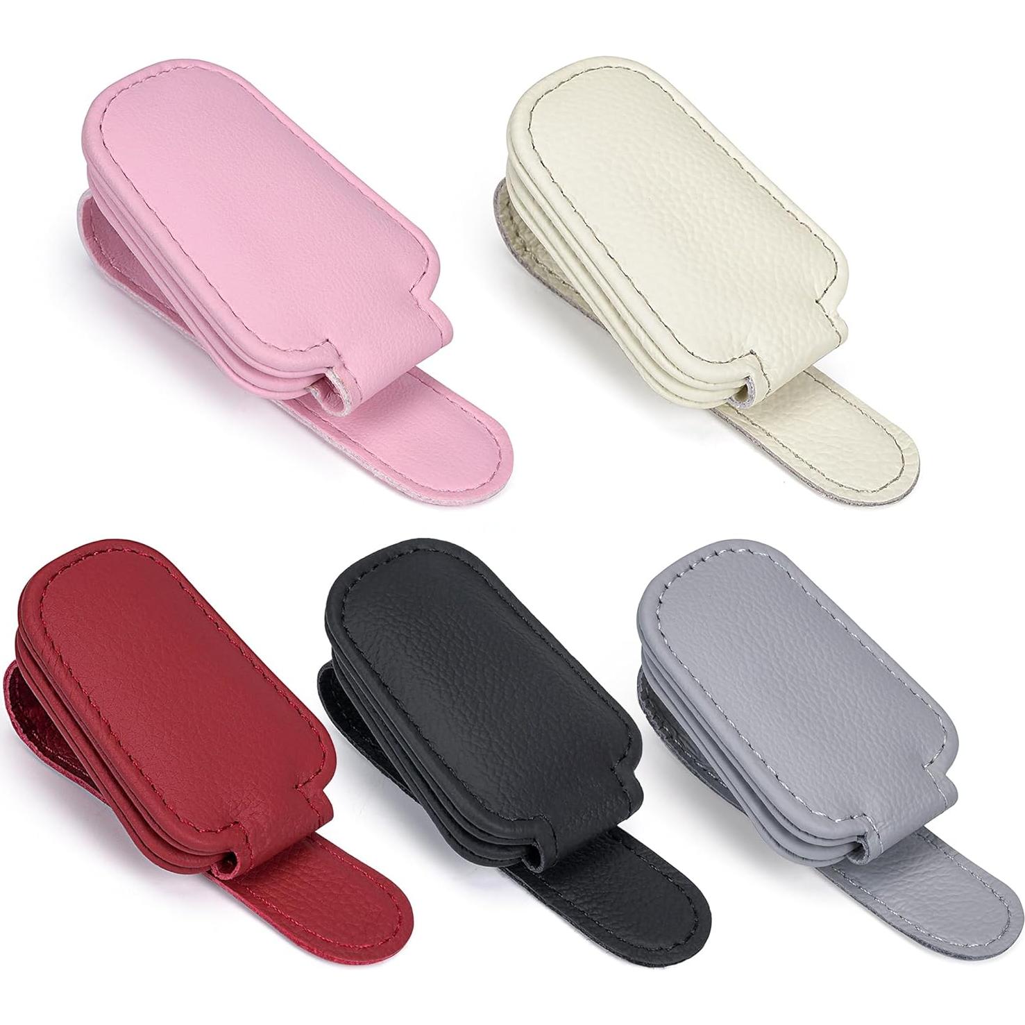 Soportes para Gafas de Sol Shering SH2P - 2 Pack de Cuero Negro