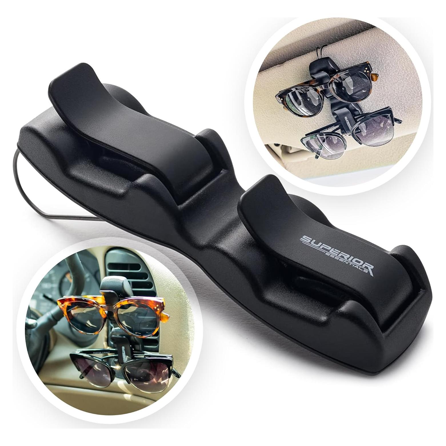 Soporte de Gafas de Sol para Visera de Coche Superior Essentials