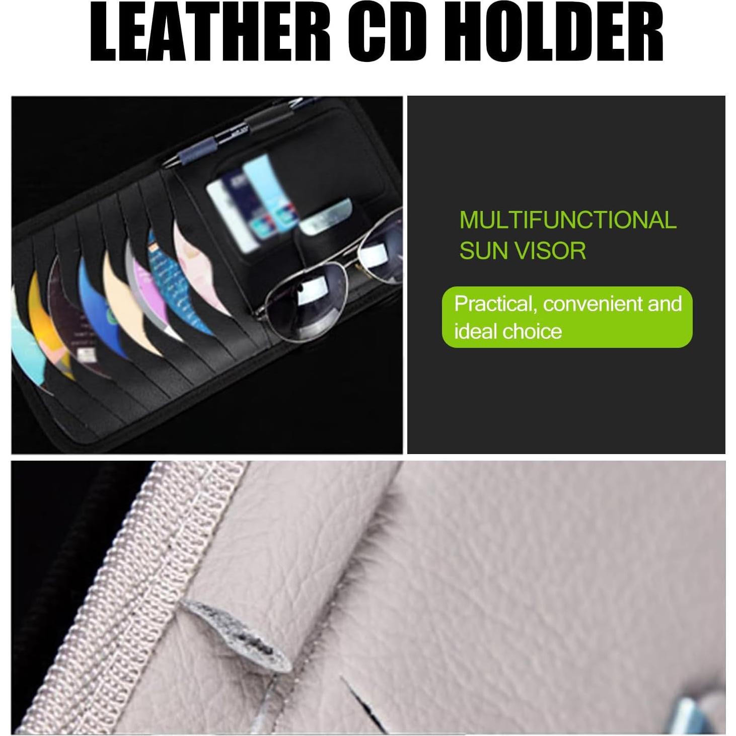 Organizador de Visera para Coche Dawfall - Multi-función Negro