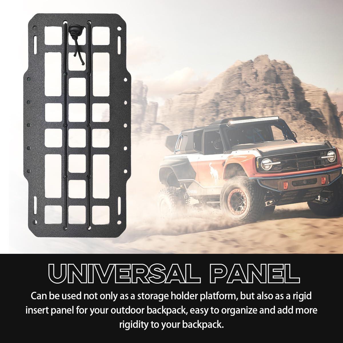 Panel Rígido MOLLE para Auto Yourkar - Organizador Visera Solar