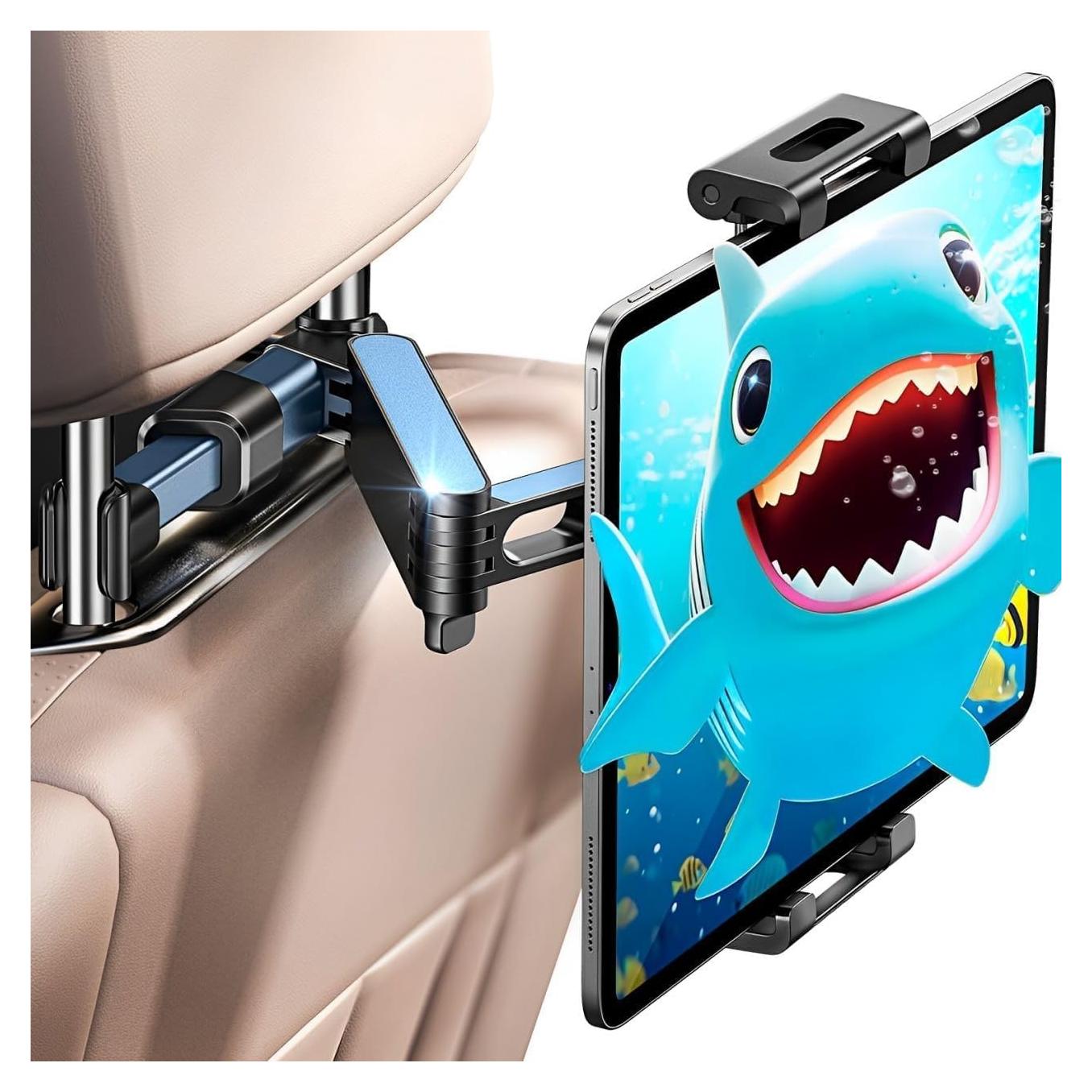 Soporte de Tablet para Coche LMADFLY Ajustable Negro