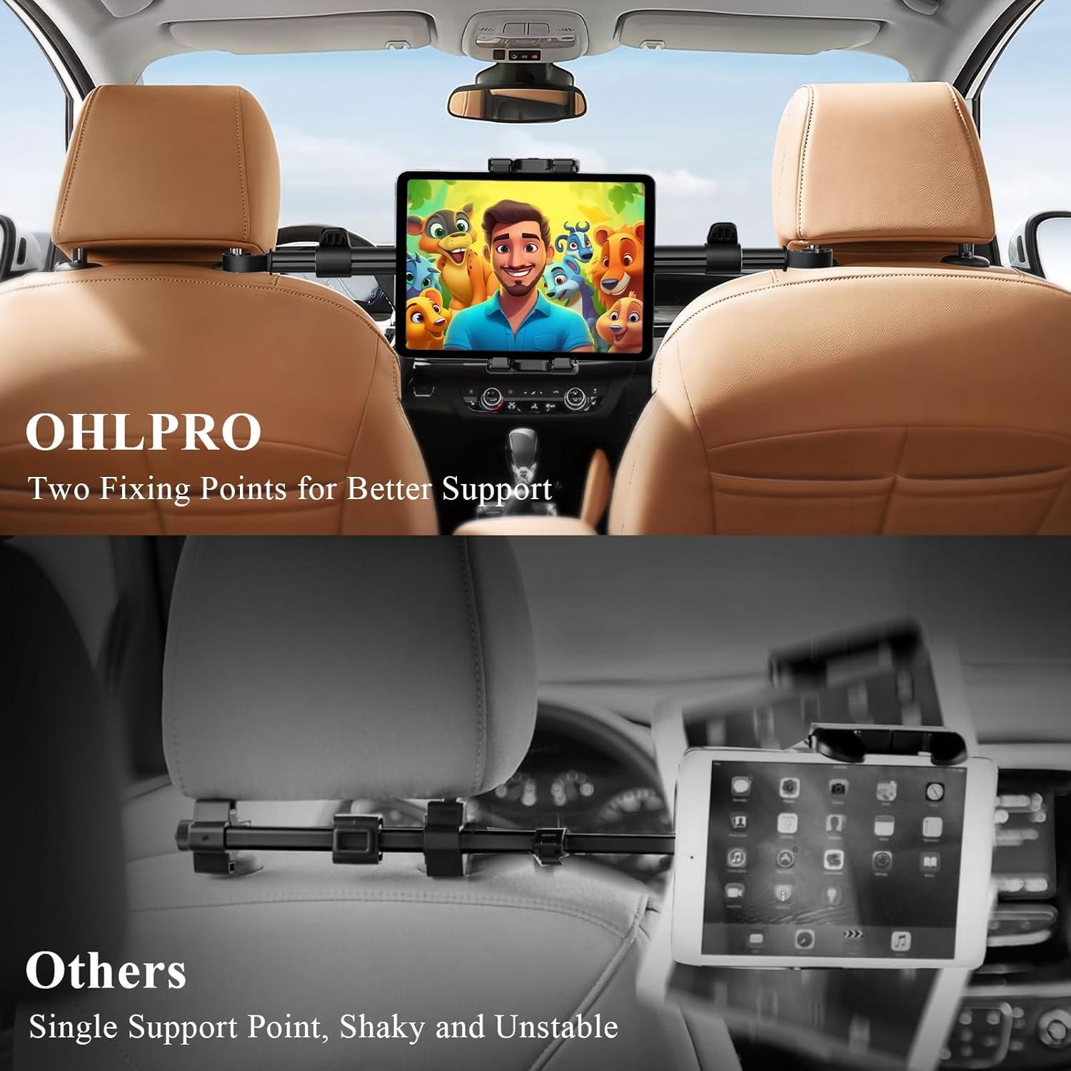 Soporte para Tableta de Coche OHLPRO Ajustable 5-13"