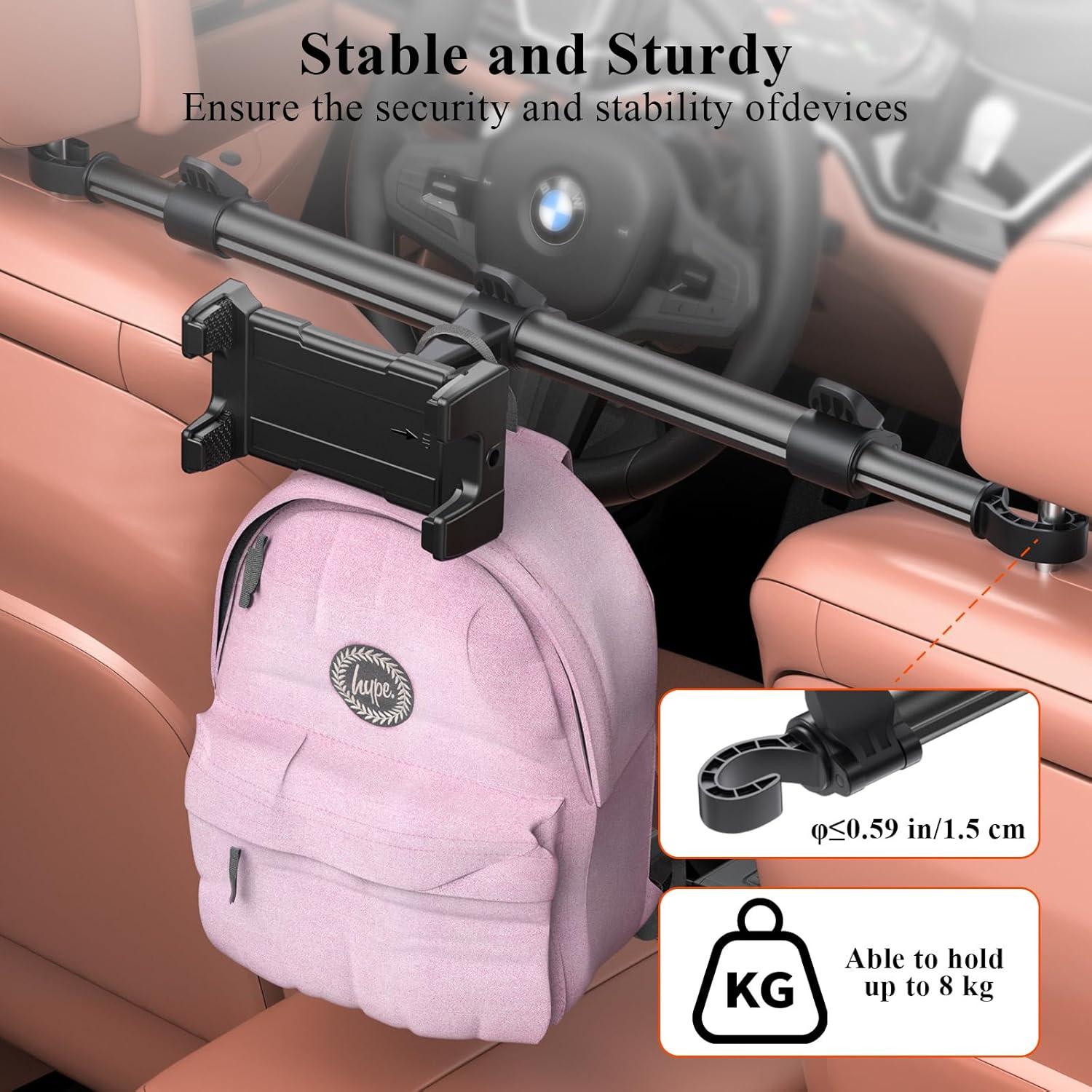 Soporte para Tableta de Coche OHLPRO Ajustable 5-13"