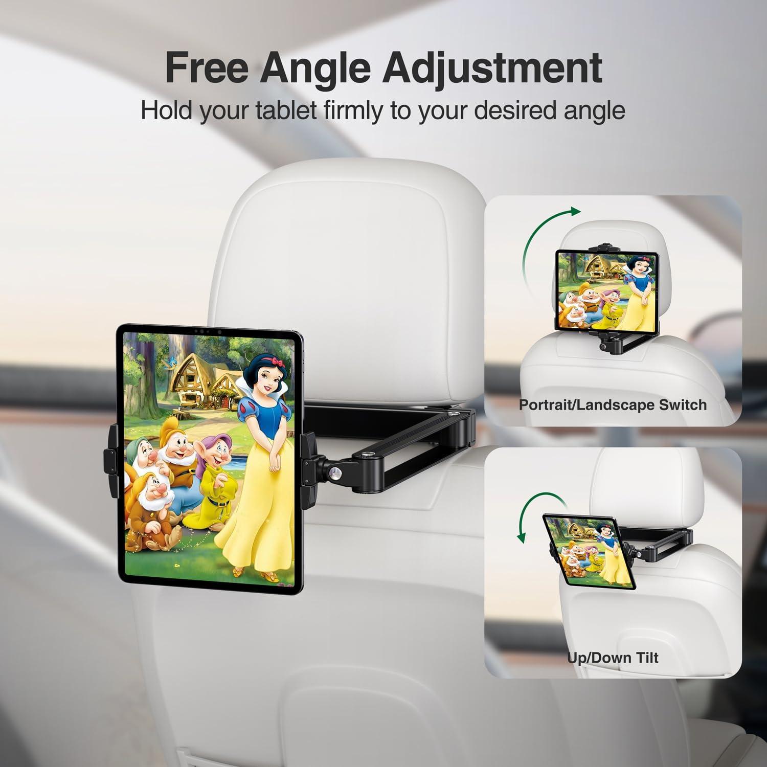 Soporte para Tablet en Reposacabezas Elitehood CH6 - Plegable y Ajustable