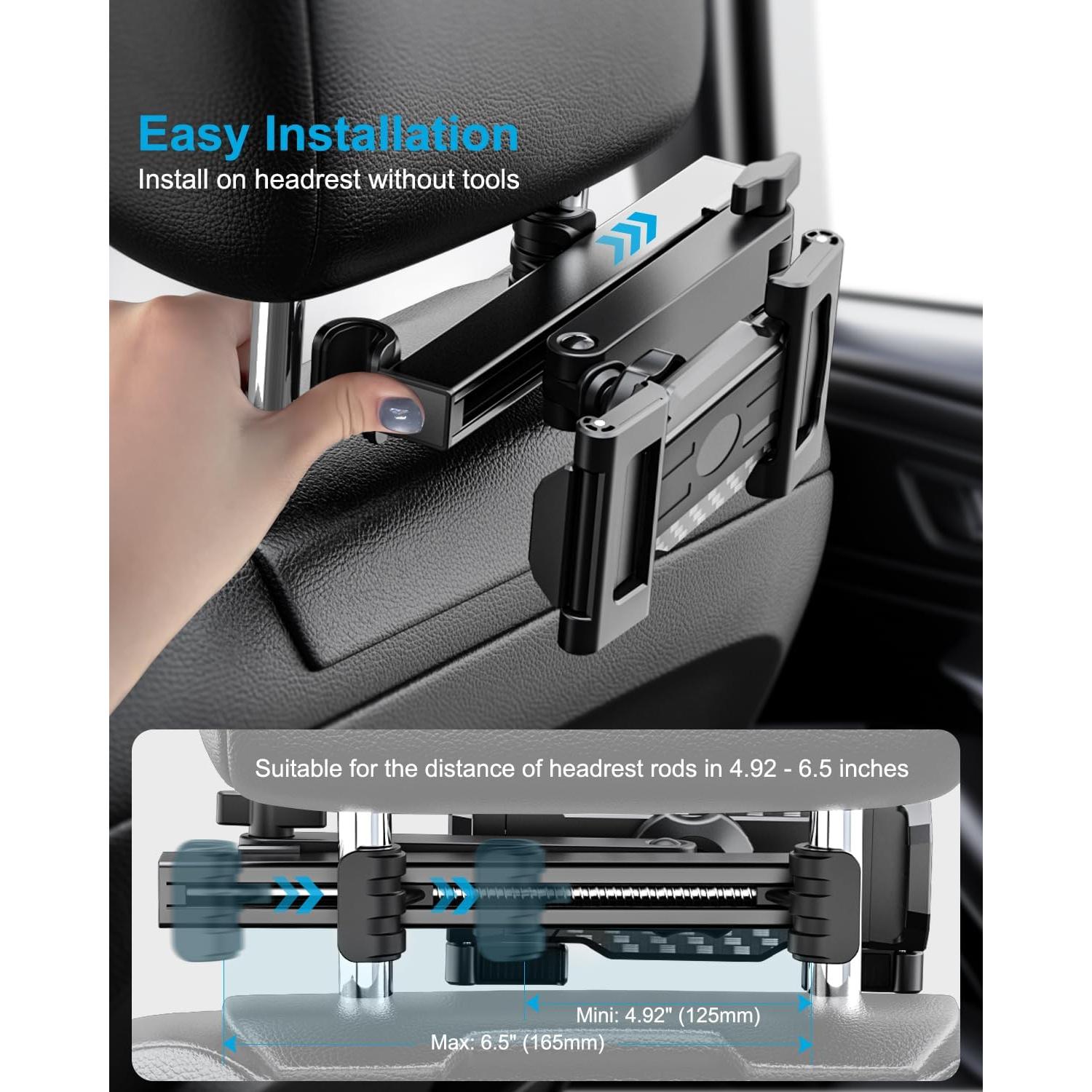 Soporte para Tableta en Reposacabezas Dosvsi 6.1-15.6"