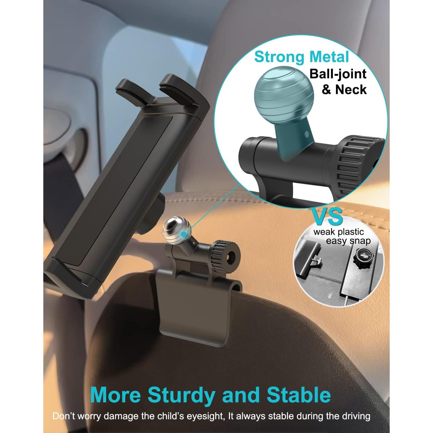 Soporte de Tableta para Asiento Trasero Tesla Dosvsi 4-13"