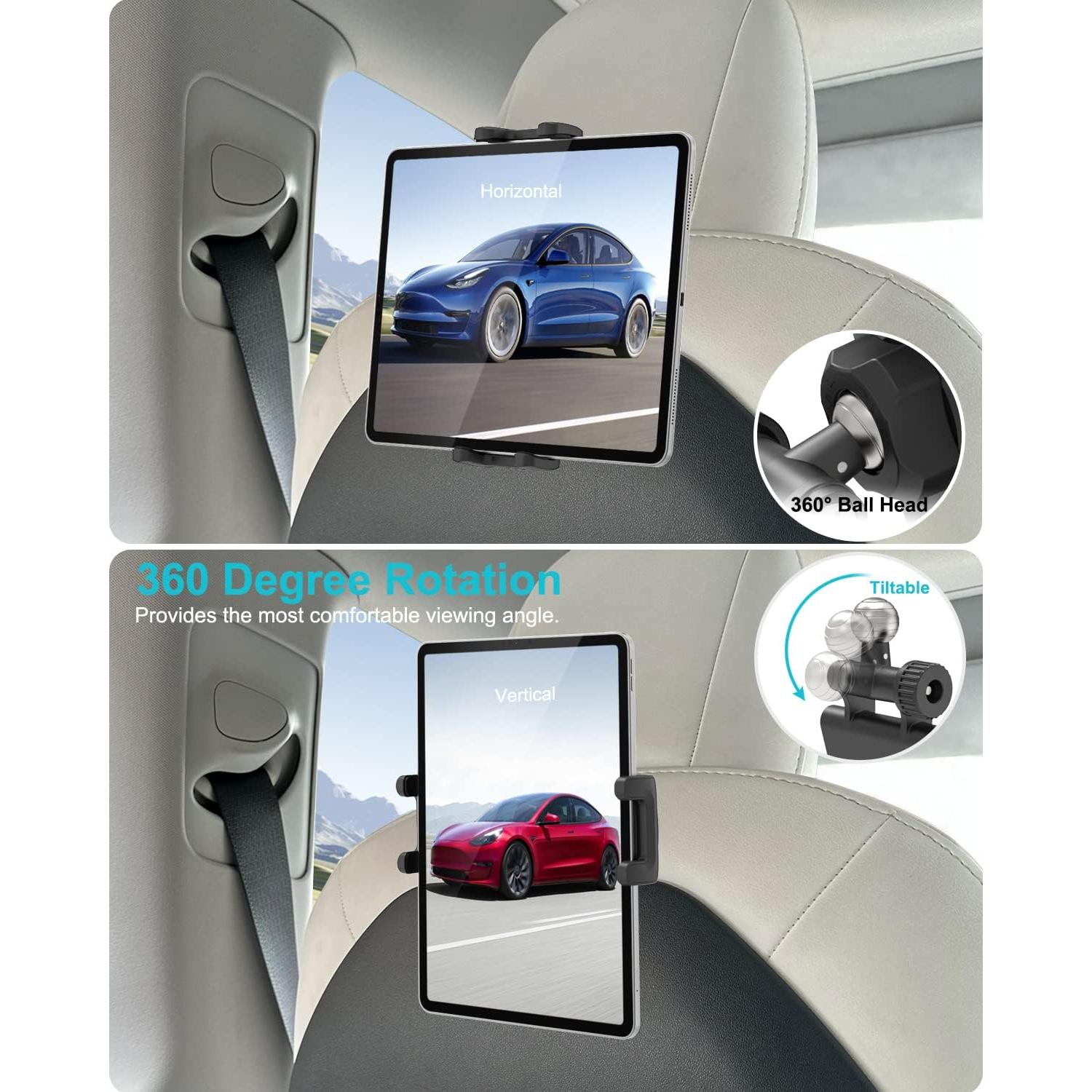 Soporte de Tableta para Asiento Trasero Tesla Dosvsi 4-13"