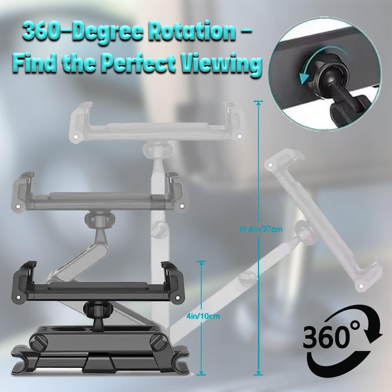 Soporte Ajustable para Tablet y Teléfono en Reposacabezas Osmiumgroup
