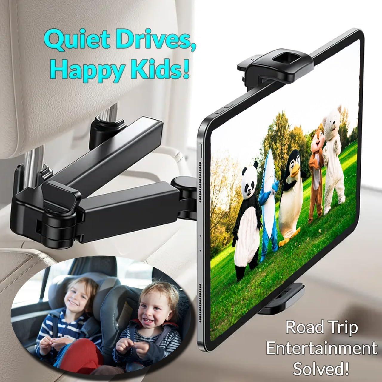 Soporte Ajustable para Tablet y Teléfono en Reposacabezas Osmiumgroup