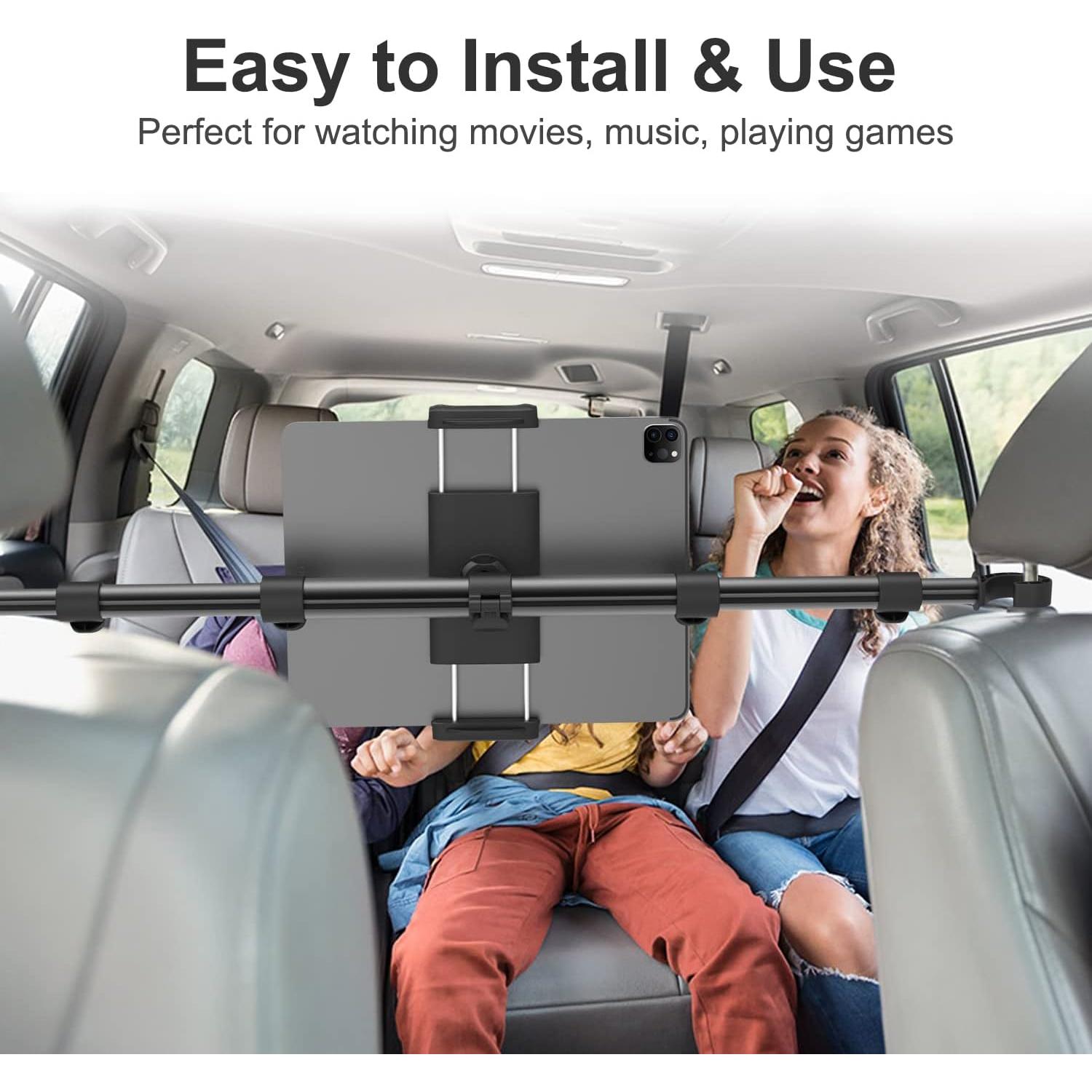 Soporte para Tableta en Reposacabezas Dosvsi - Brazo Extensible 82.8 cm