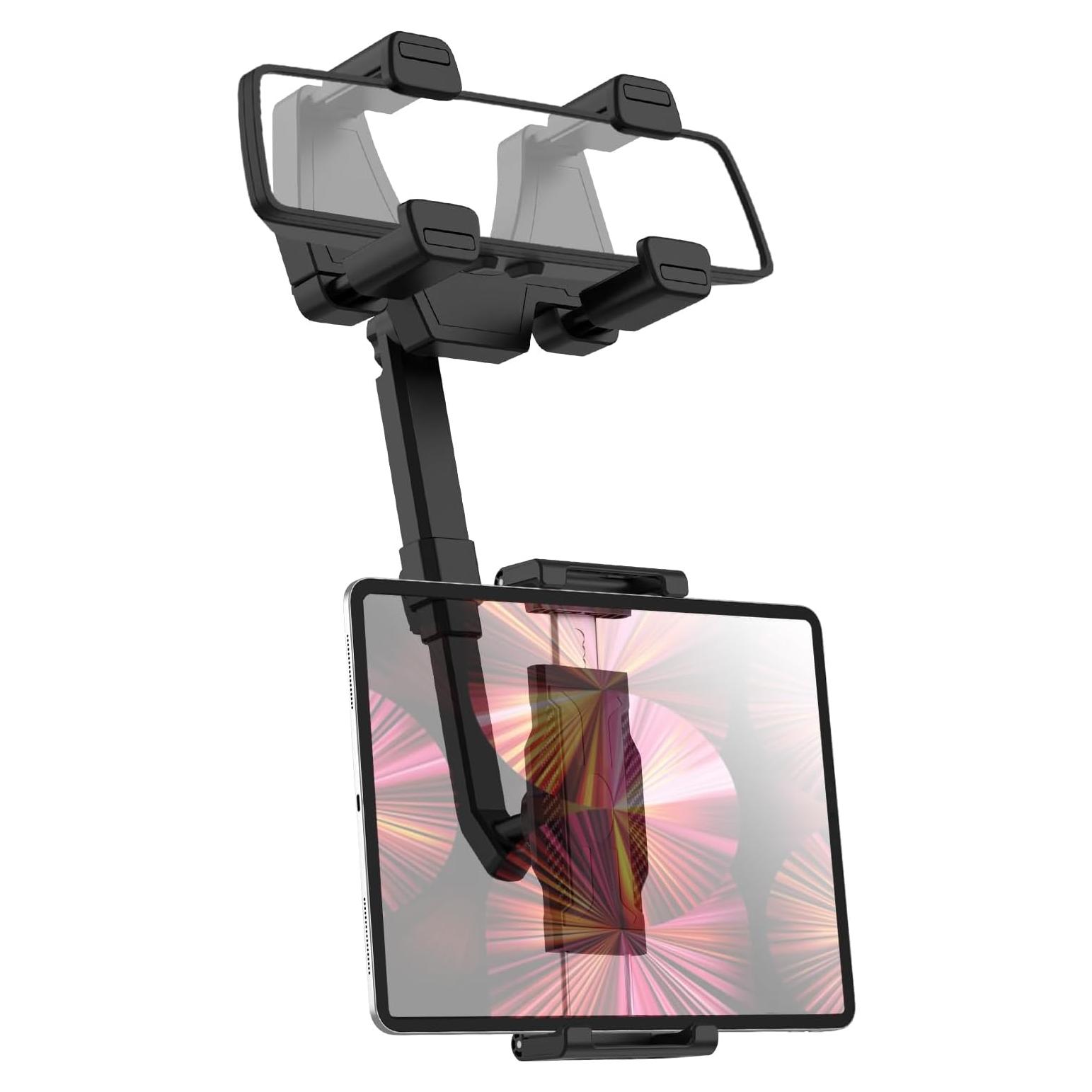 Soporte de Tableta para Espejo Retrovisor FreeSave 360° Ajustable