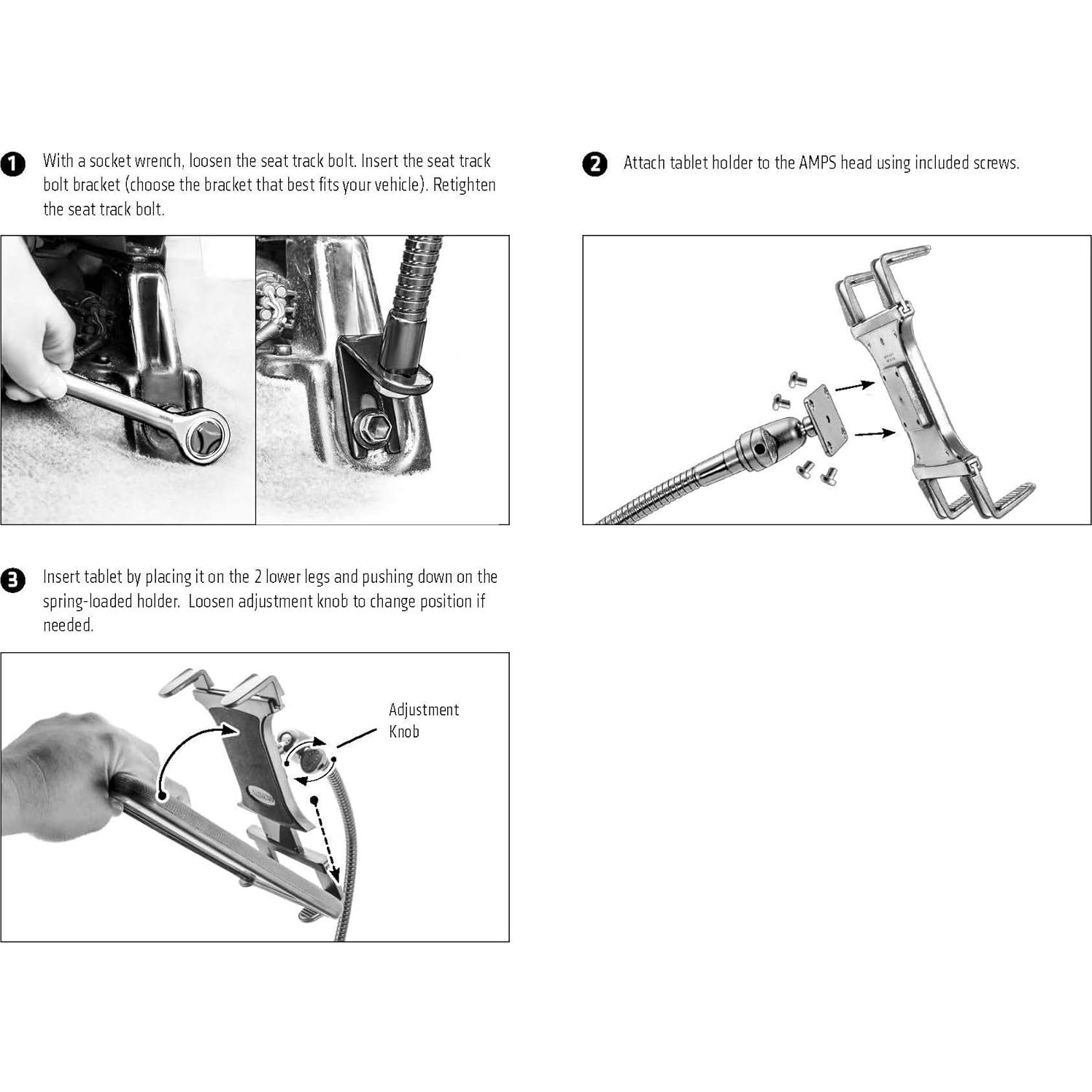 Soporte de Tablet para Asiento de Coche ARKON TAB192L28 28"