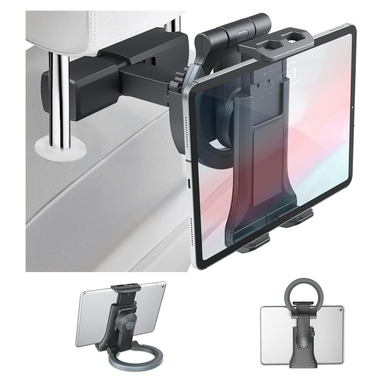 Soporte para Tableta de Coche Fosucwin 3 en 1 Negro 5-12.9"