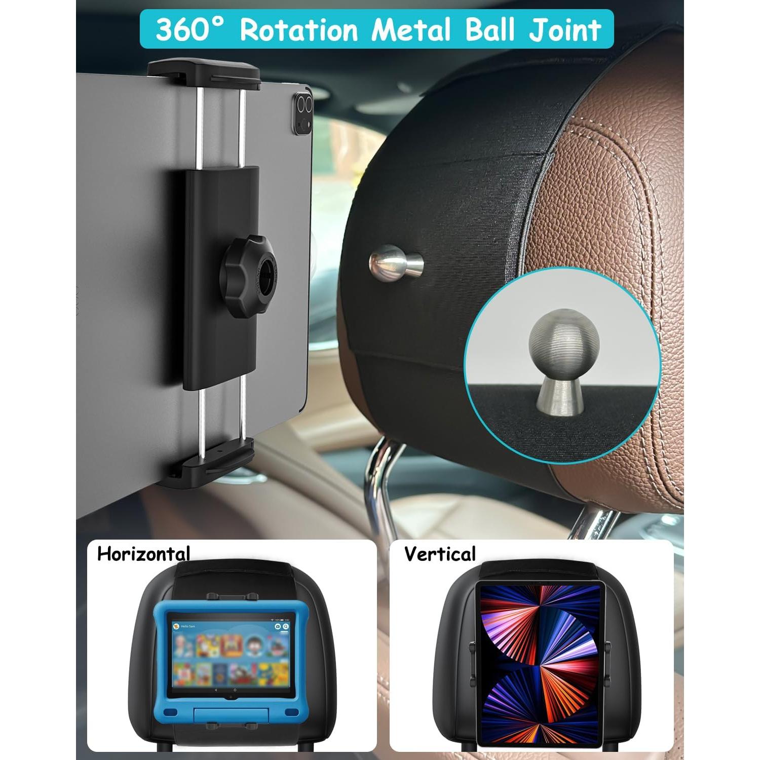 Soporte para Tableta en Reposacabezas de Coche Dosvsi 13-32 cm