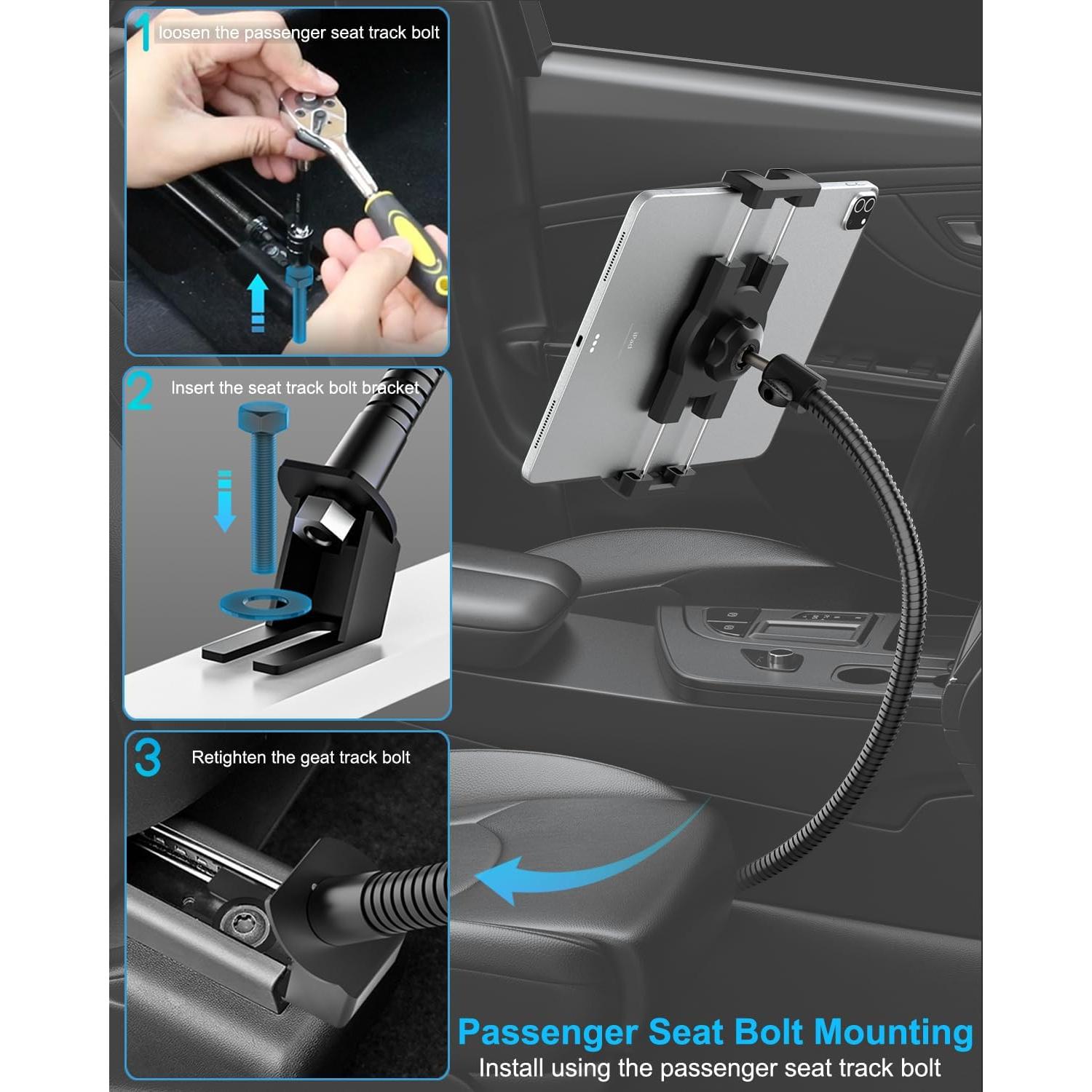 Soporte para Tableta de Auto Woleyi Ajustable 66 cm