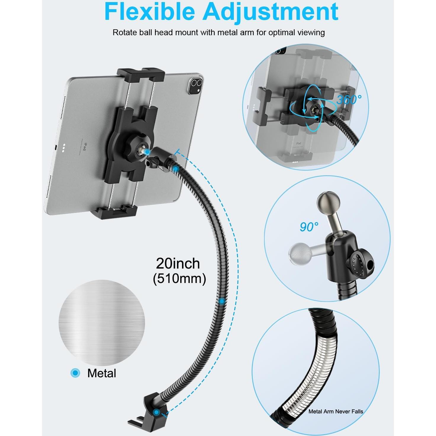 Soporte para Tableta de Auto Woleyi Ajustable 66 cm