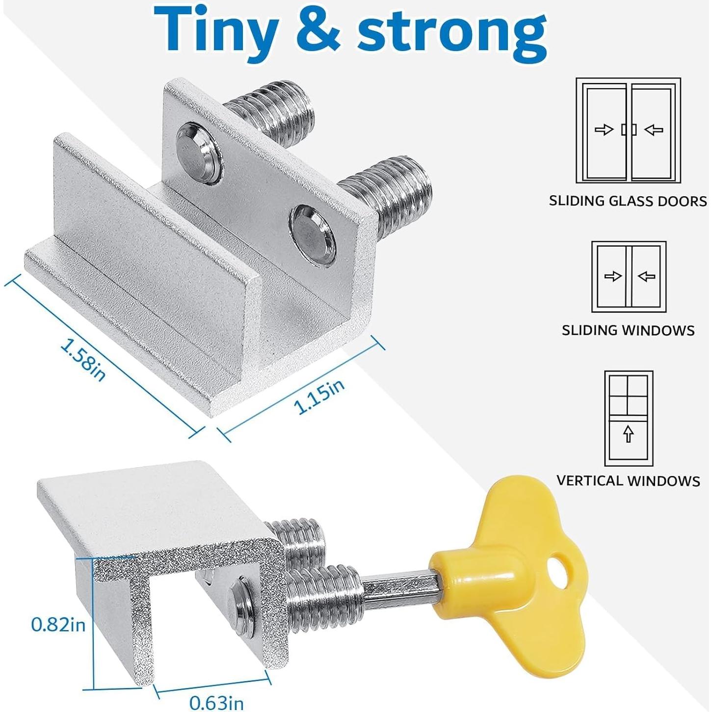 Bloques de Ventana de Seguridad CRODOER - 4 Juegos Ajustables