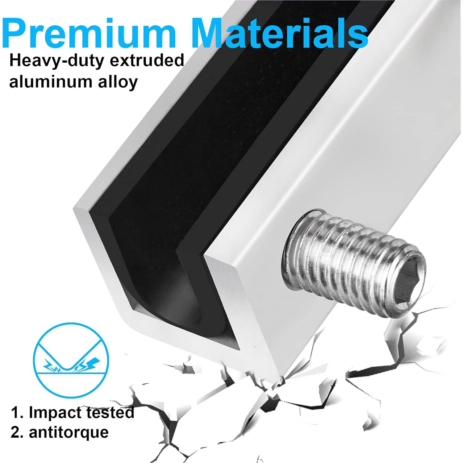 Cerraduras de Ventana Deslizante PENMAMA - 4 Juegos Ajustables