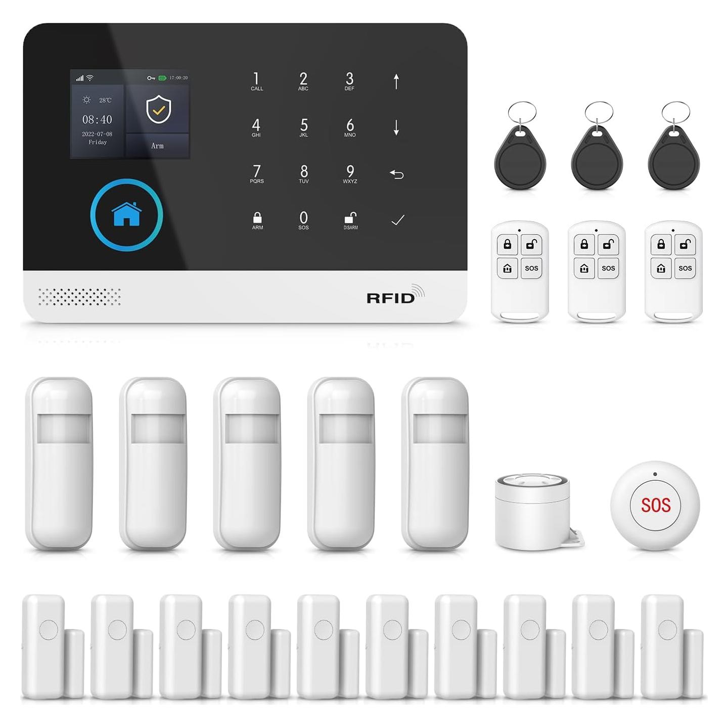 Sistema de Alarma PGST 24 Piezas con Sensores y APP