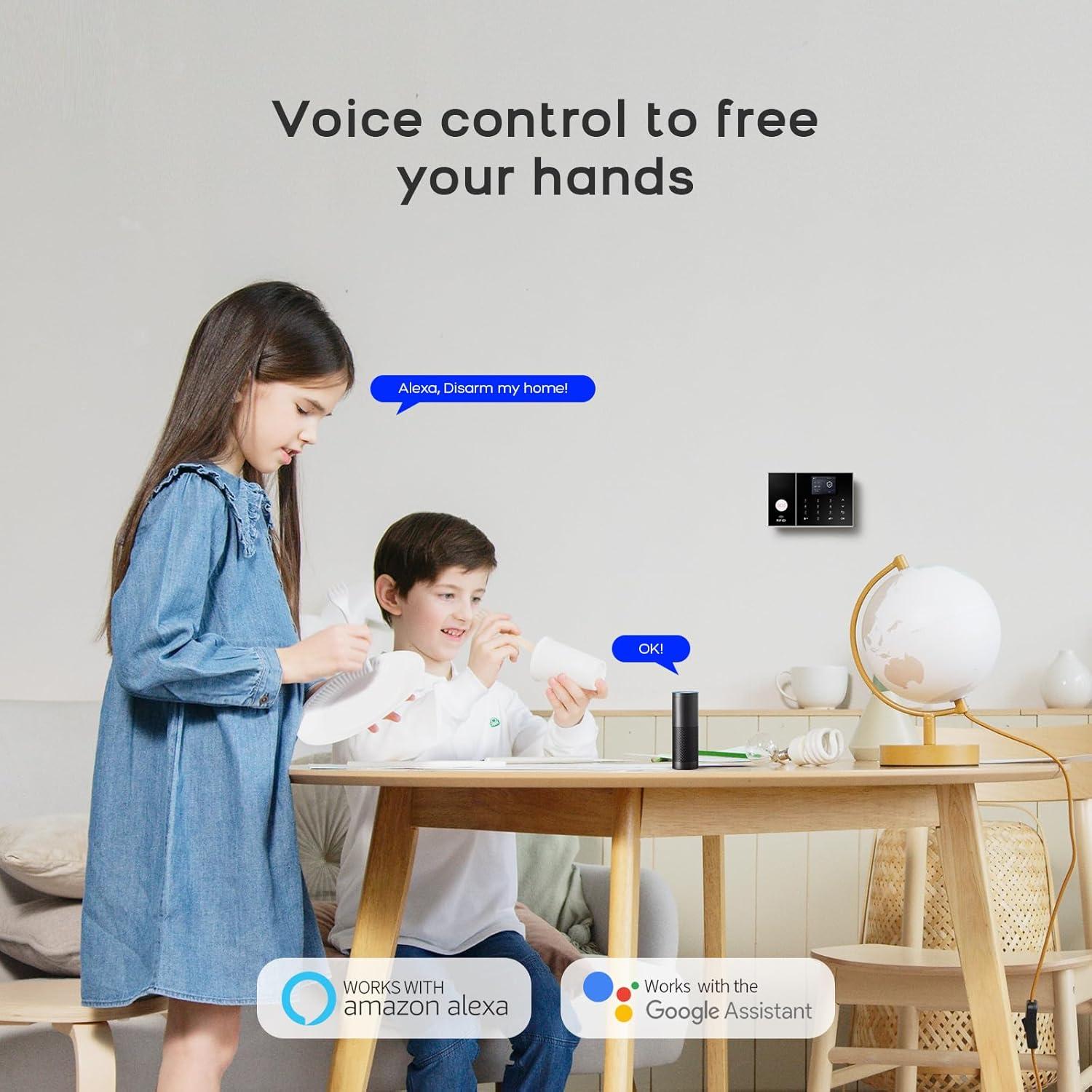Sistema de Alarma PGST 12 Piezas WiFi Control Remoto Alexa