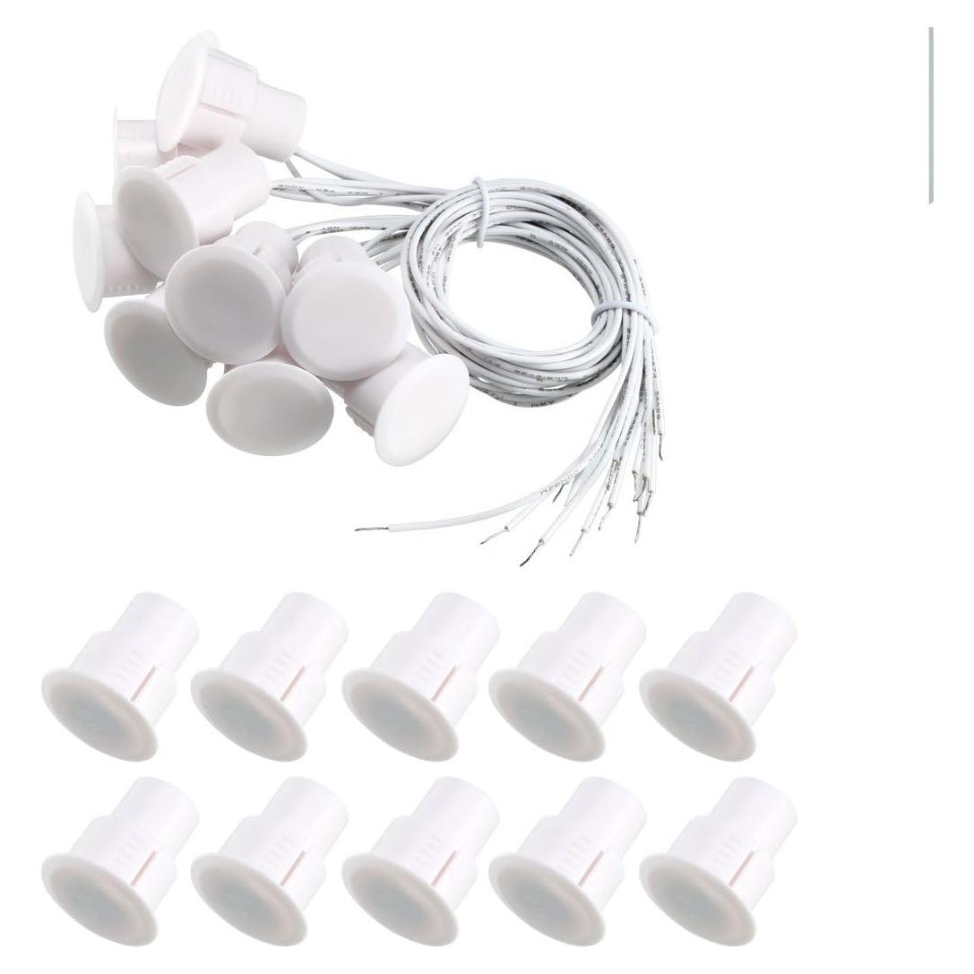 Sensor de Alarma Magnético Recesado uxcell RC-36 10pcs 249g