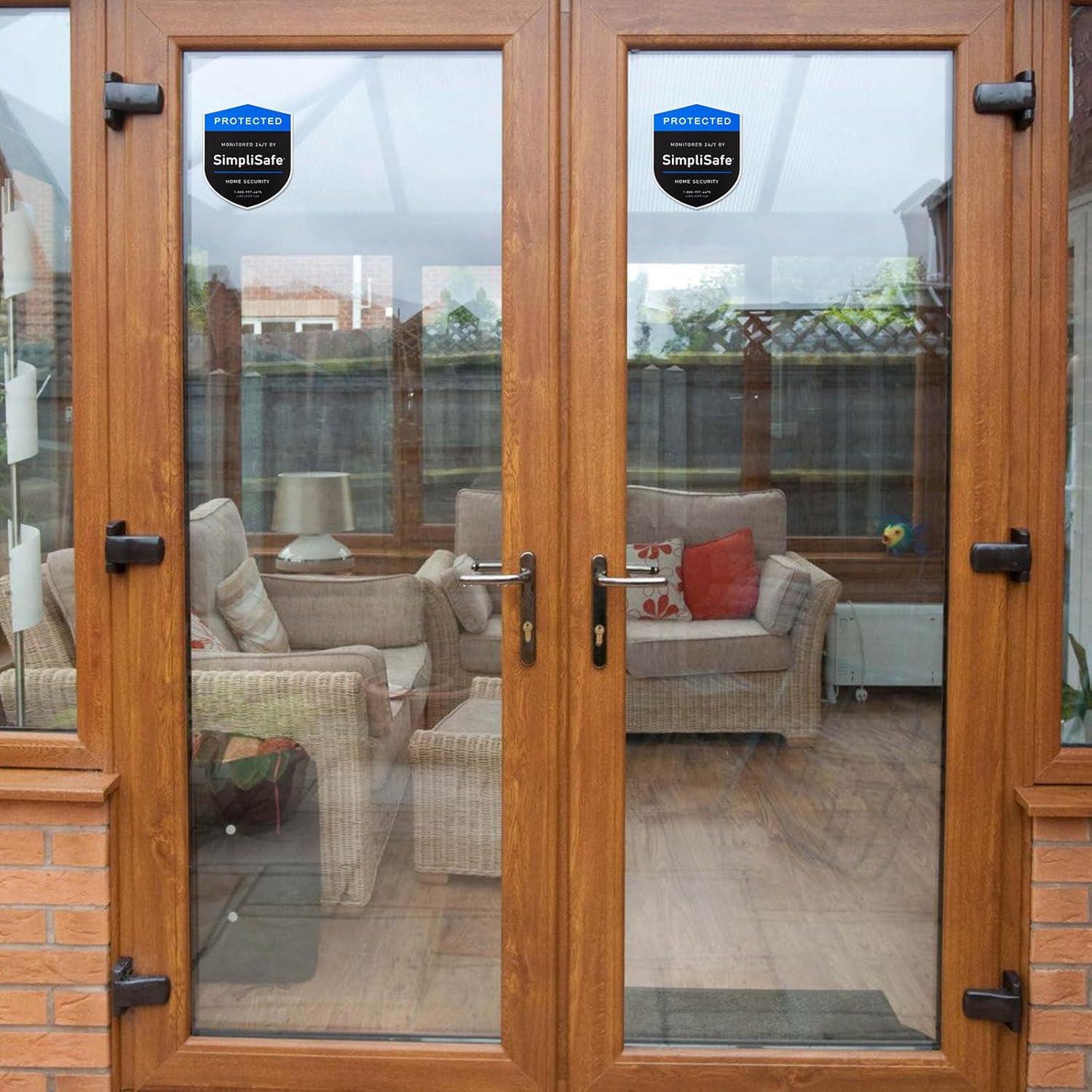 Carteles de Seguridad SimpliSafe 3PCS - FBORHAFY, Plástico Duradero