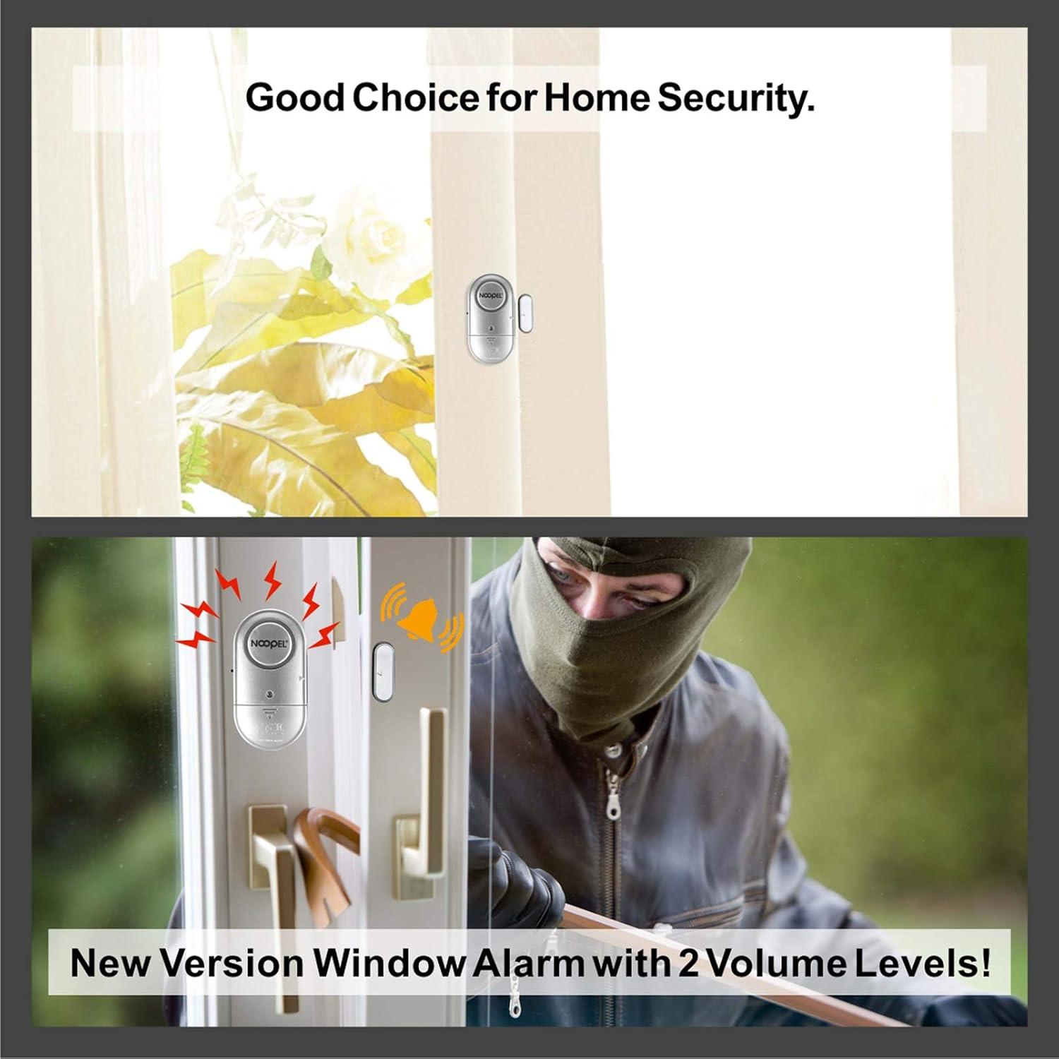 Alarma de Puerta y Ventana NOOPEL 120dB y 90dB - 2 Piezas