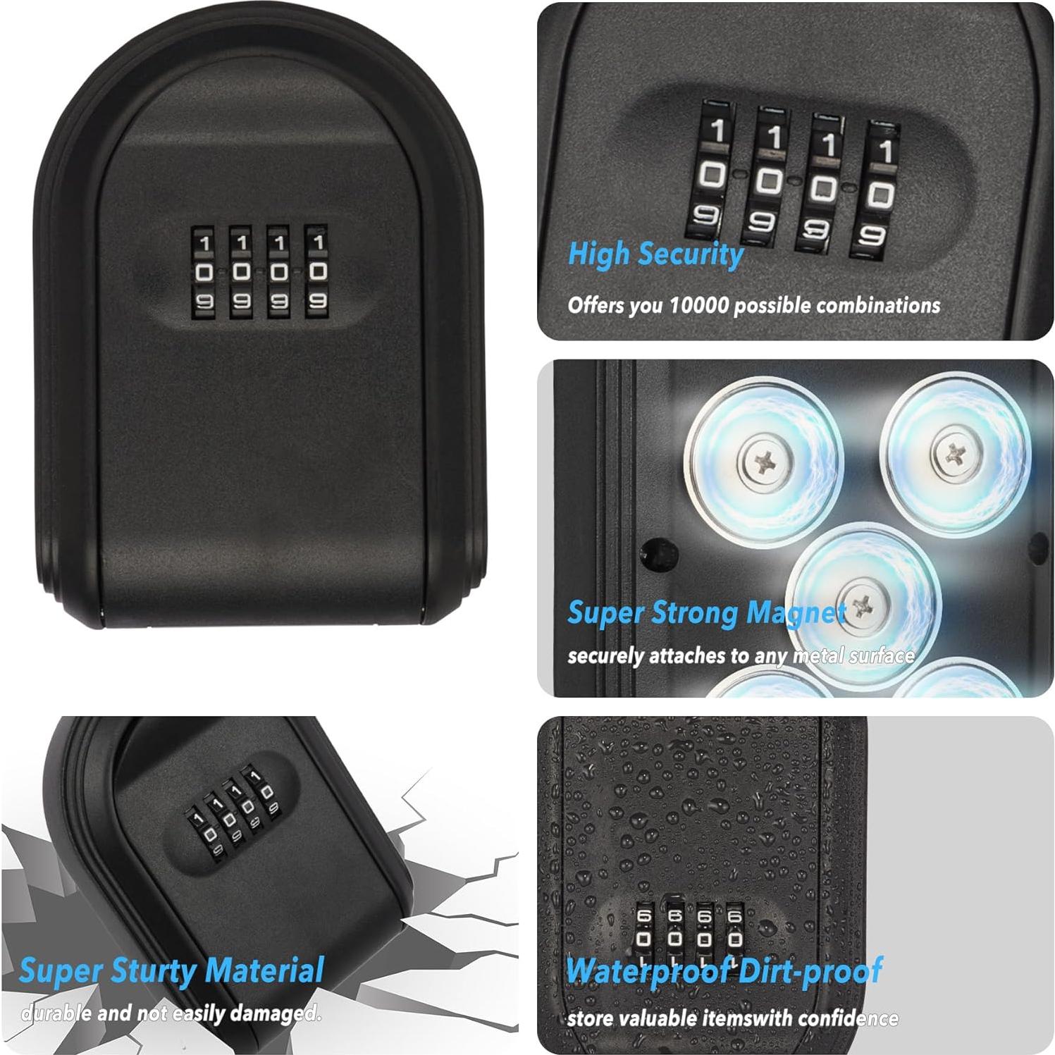 Soporte Magnético para Llaves BienBion con Combinación Negra