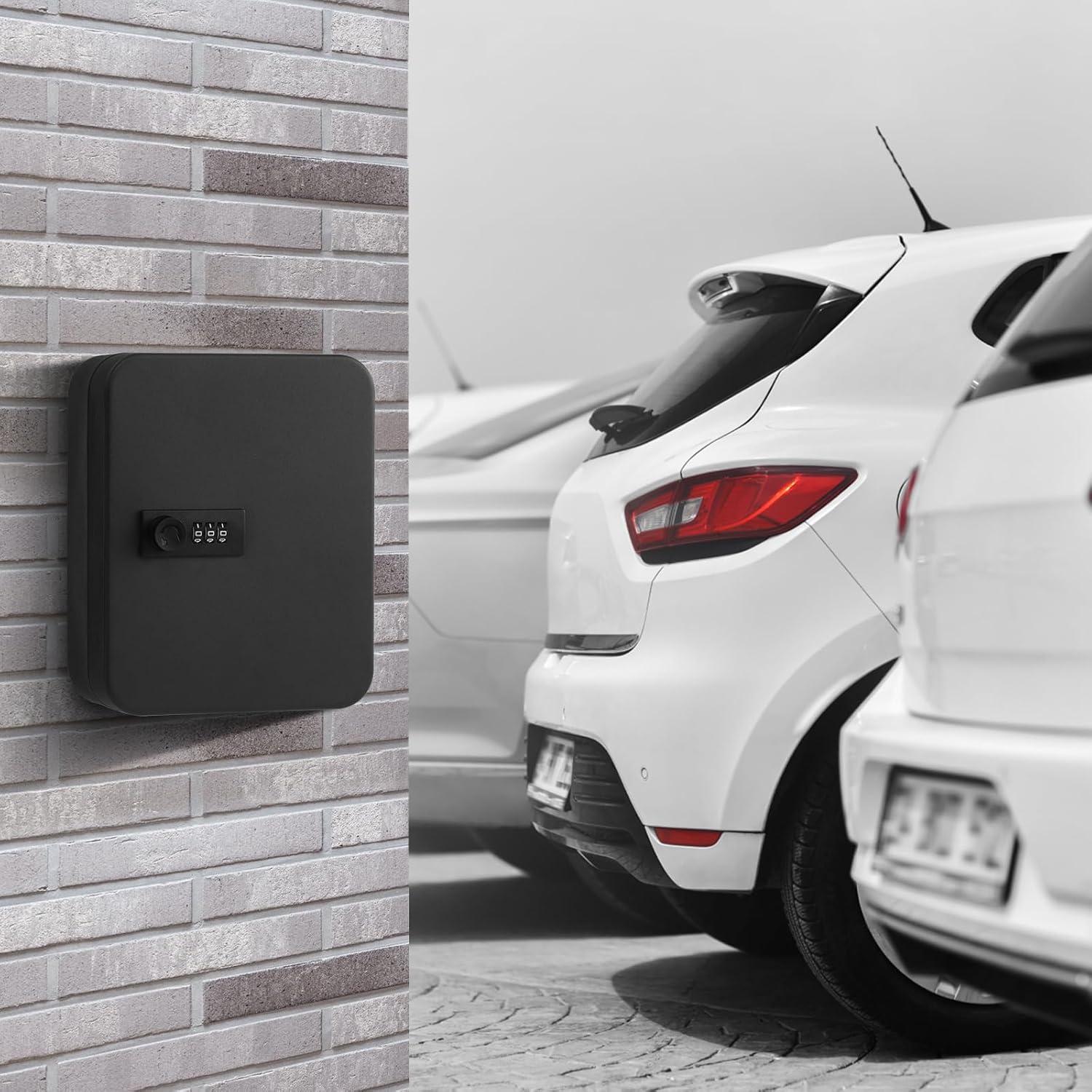 Caja de Almacenamiento de Llaves KYODOLED 20 Llaves Negra