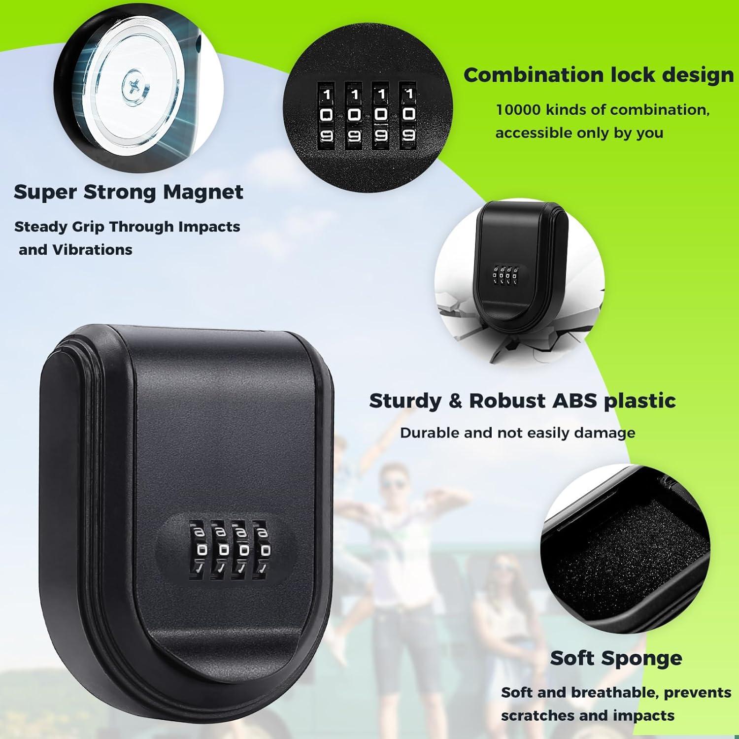 Caja de Llave Magnética Thlevel con Cerradura de Combinación