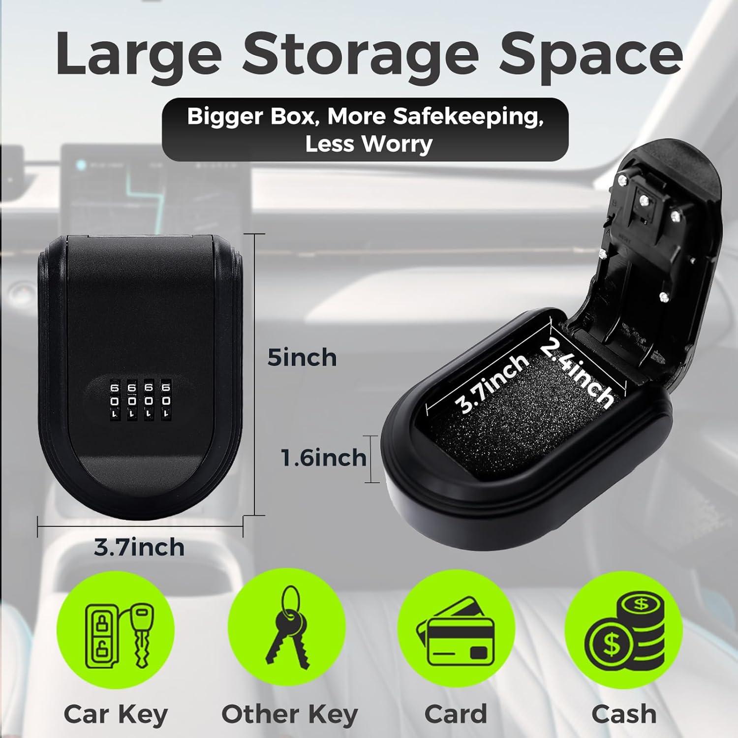 Caja de Llave Magnética Thlevel con Cerradura de Combinación