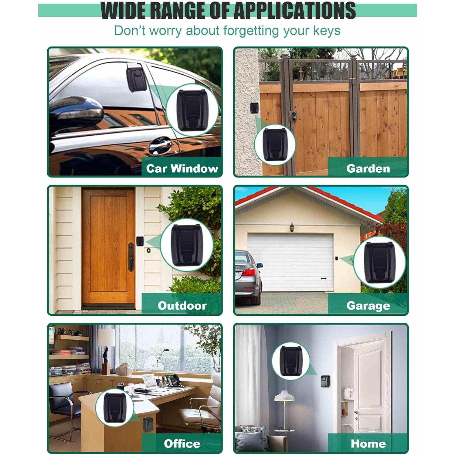 Caja de Seguridad para Llaves Tevlaphee - Antirrobo, Negra