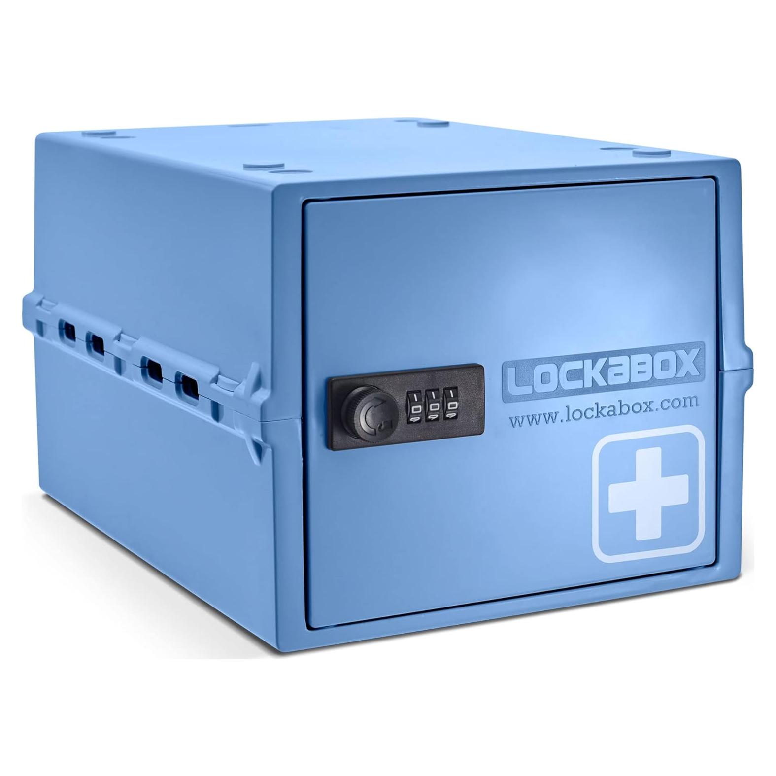 Lockabox One Caja de Seguridad para Medicamentos Medi Blue