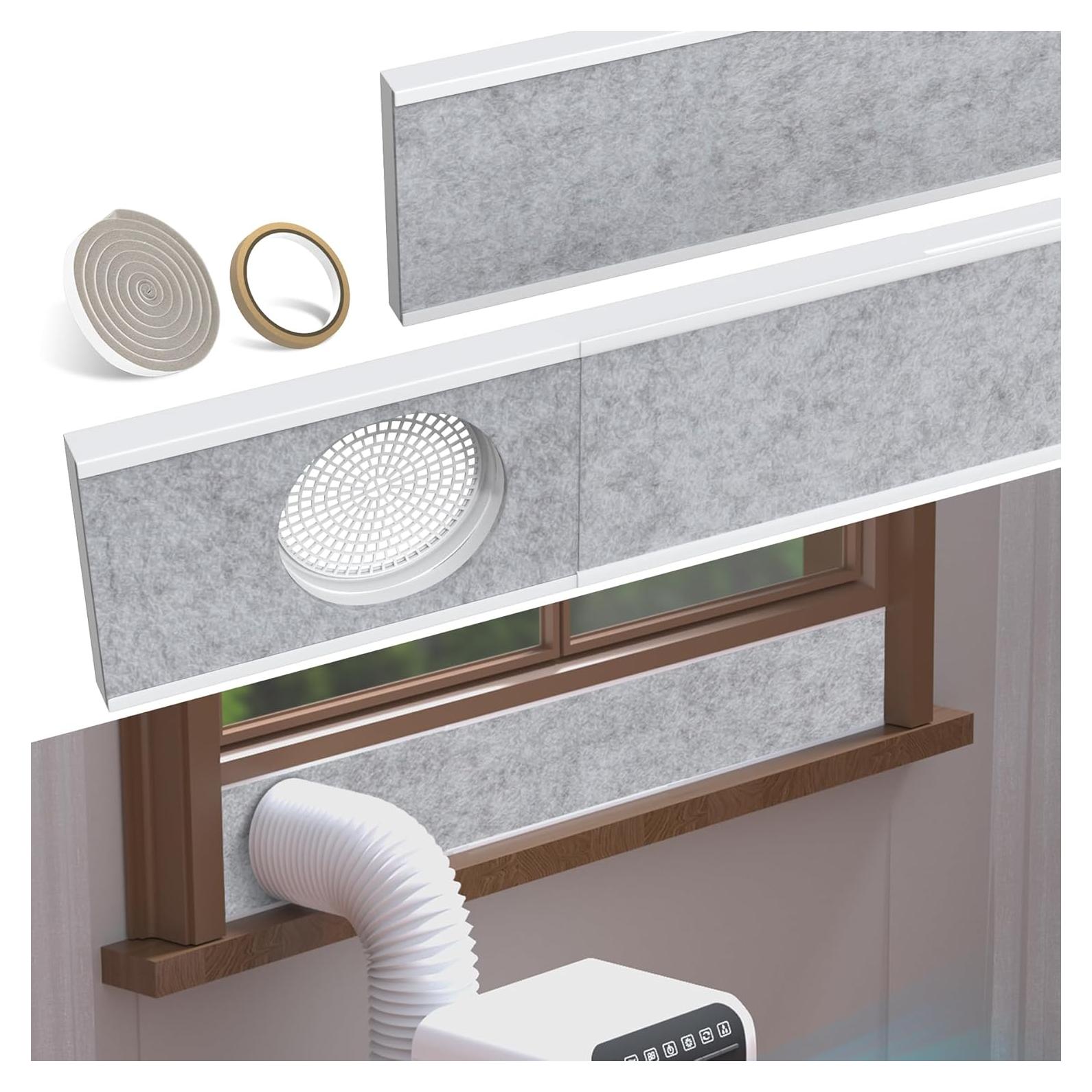 Kit de Sello de Ventana para Aire Acondicionado Flamorrow PACW-02