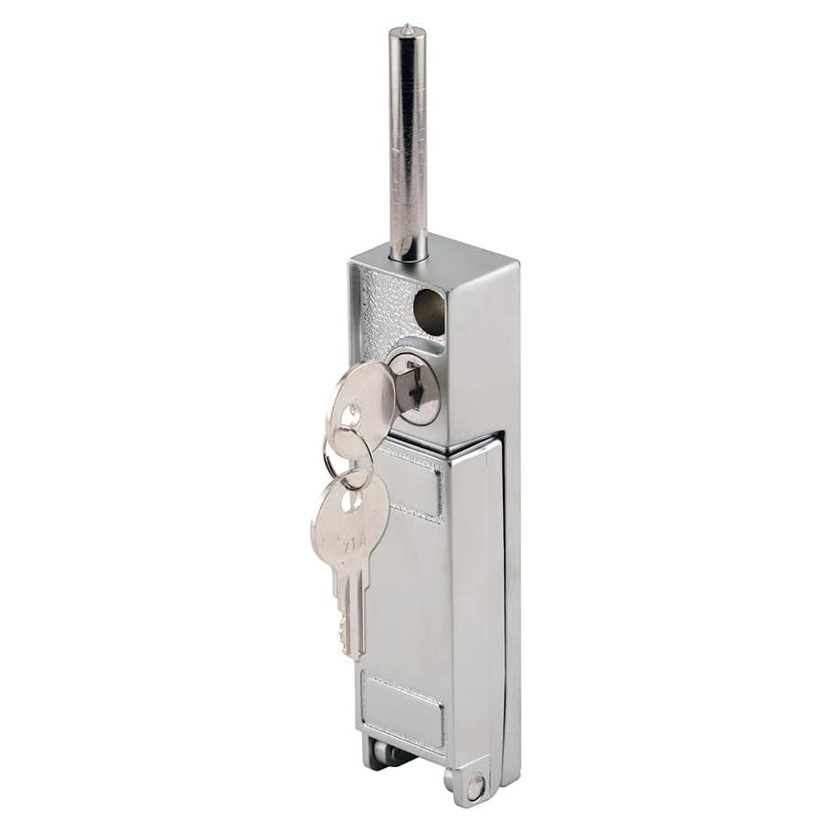 Cerradura de Puerta Corredera Prime-Line U 9997 con Llave y Pestillo