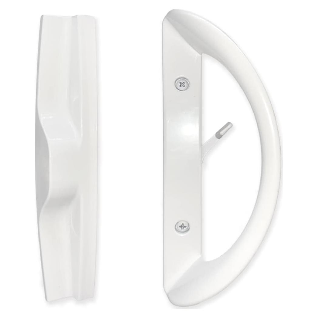 Juego de Manijas para Puerta Corrediza ALYWASAI Blanco 3.81-4.45 cm