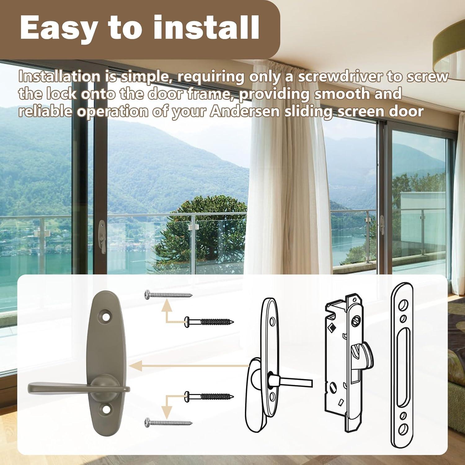 Pestillo de Pulgar para Puerta Corrediza Andersen ADL01-AF