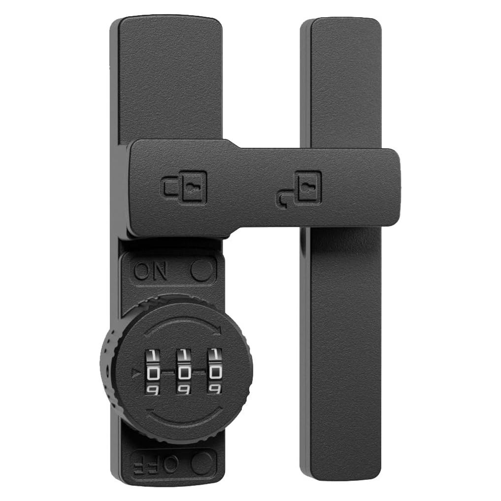 Pestillo Invertido ETEKJOY con Combinación 180 Grados Negro