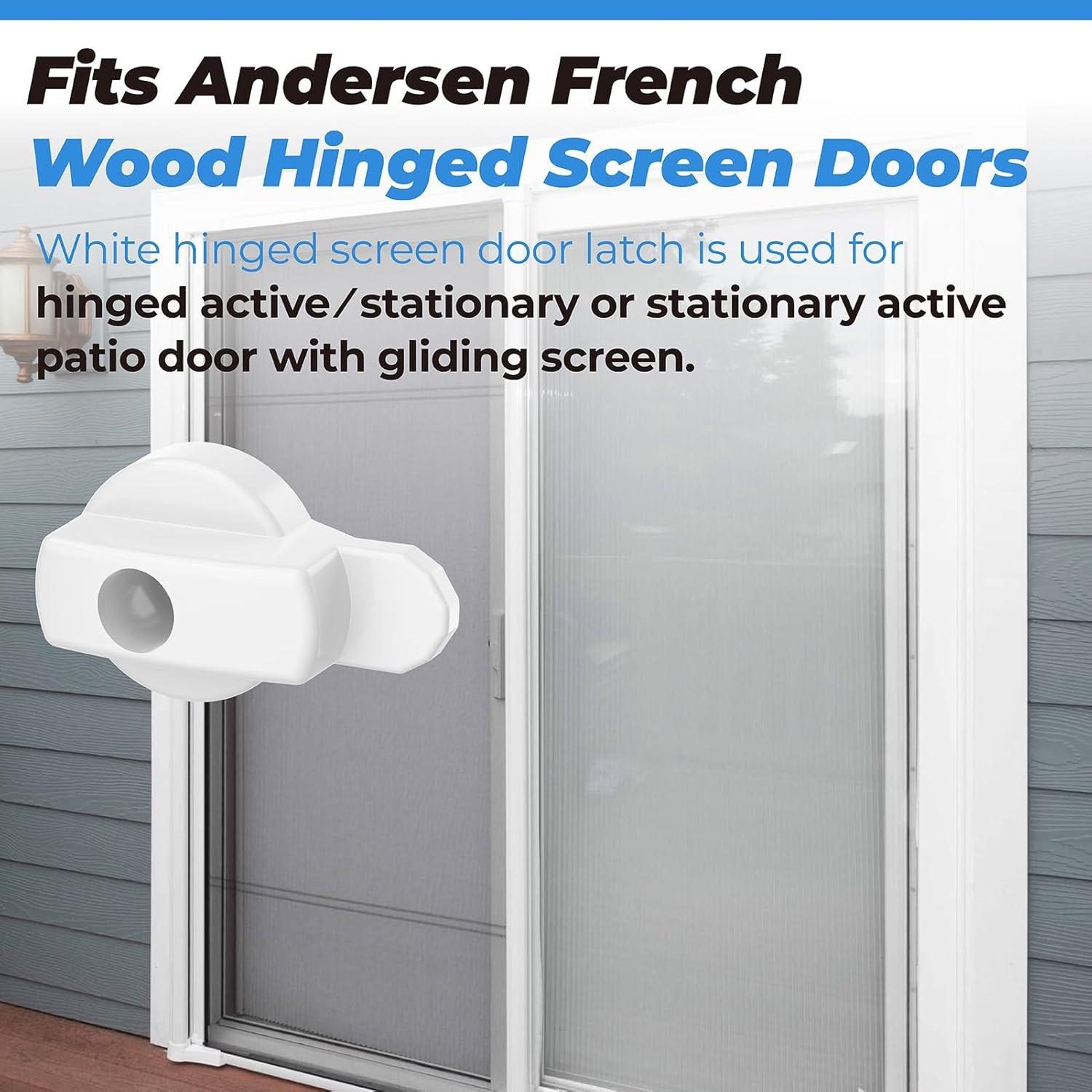 Cierre de puerta de pantalla Andersen ASDL1991 - Blanco